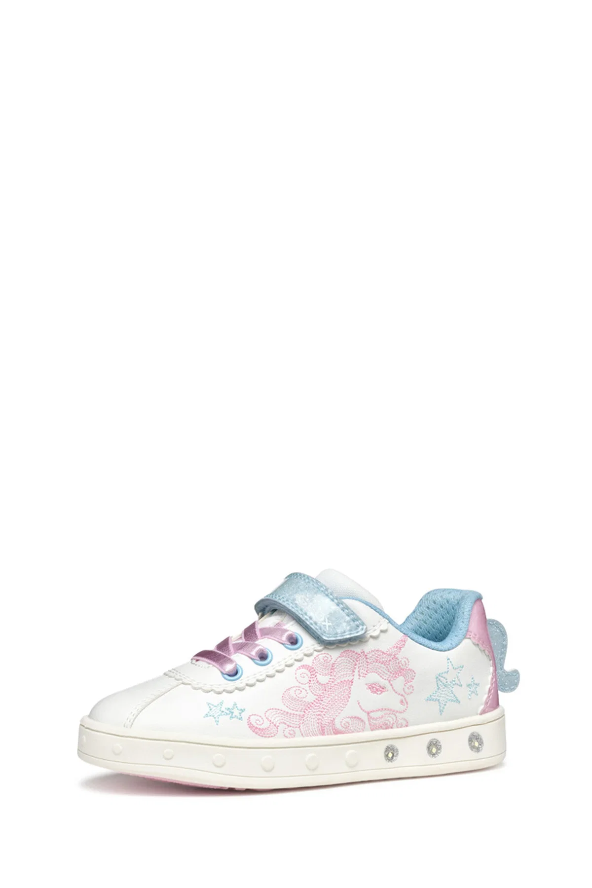 Geox Kız Çocuk Beyaz Skylin Desenli Sneaker - Image 2