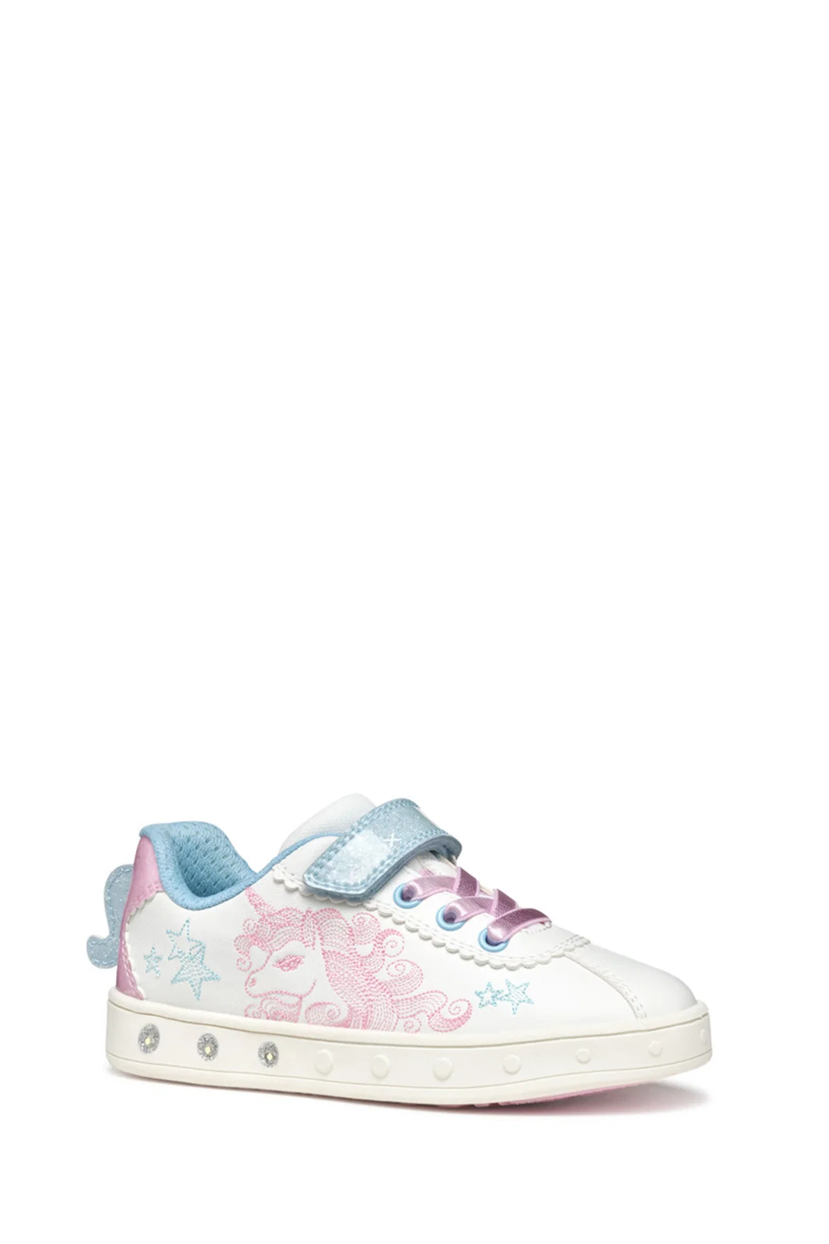 Geox Kız Çocuk Beyaz Skylin Desenli Sneaker - Image 3