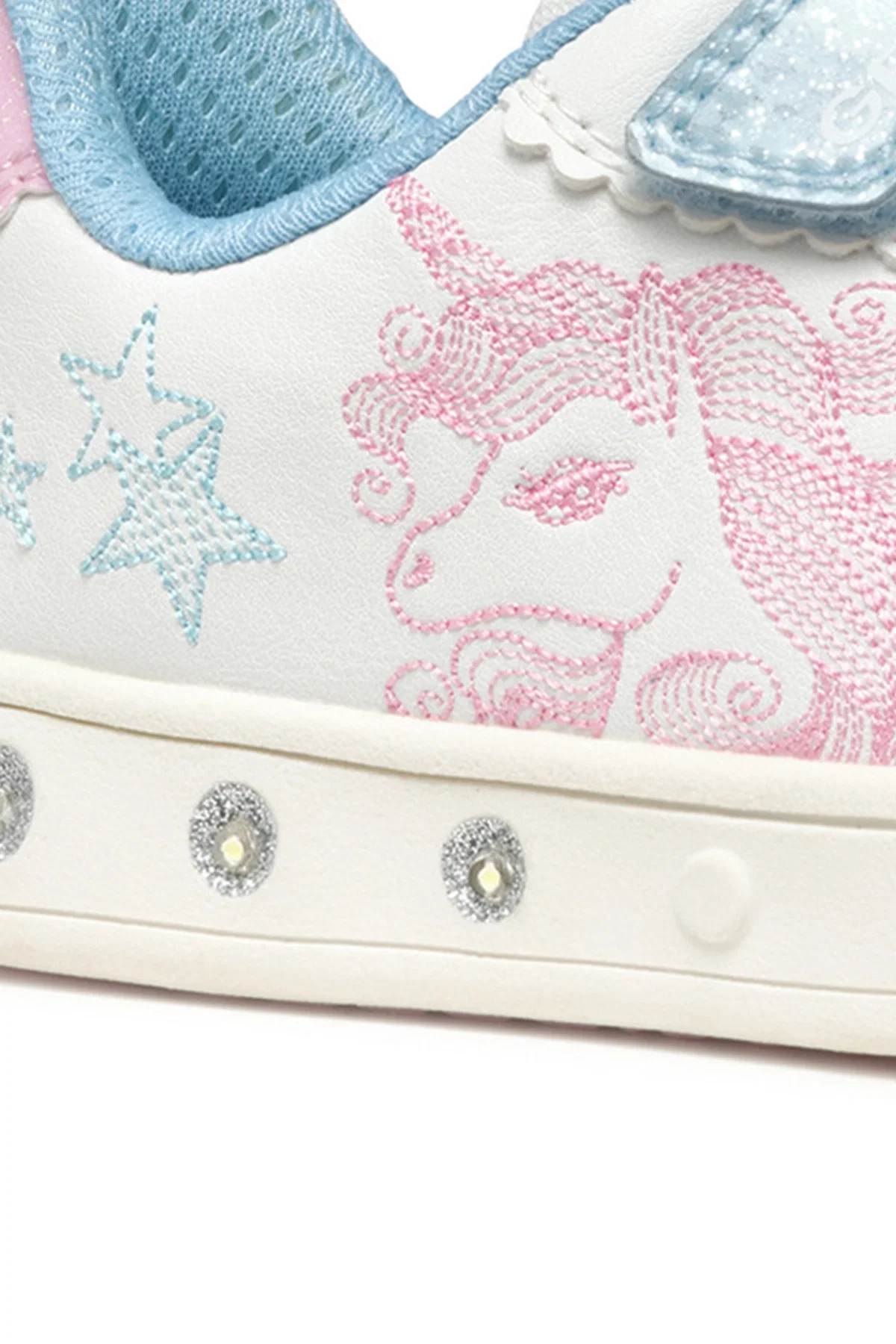 Geox Kız Çocuk Beyaz Skylin Desenli Sneaker - Image 9