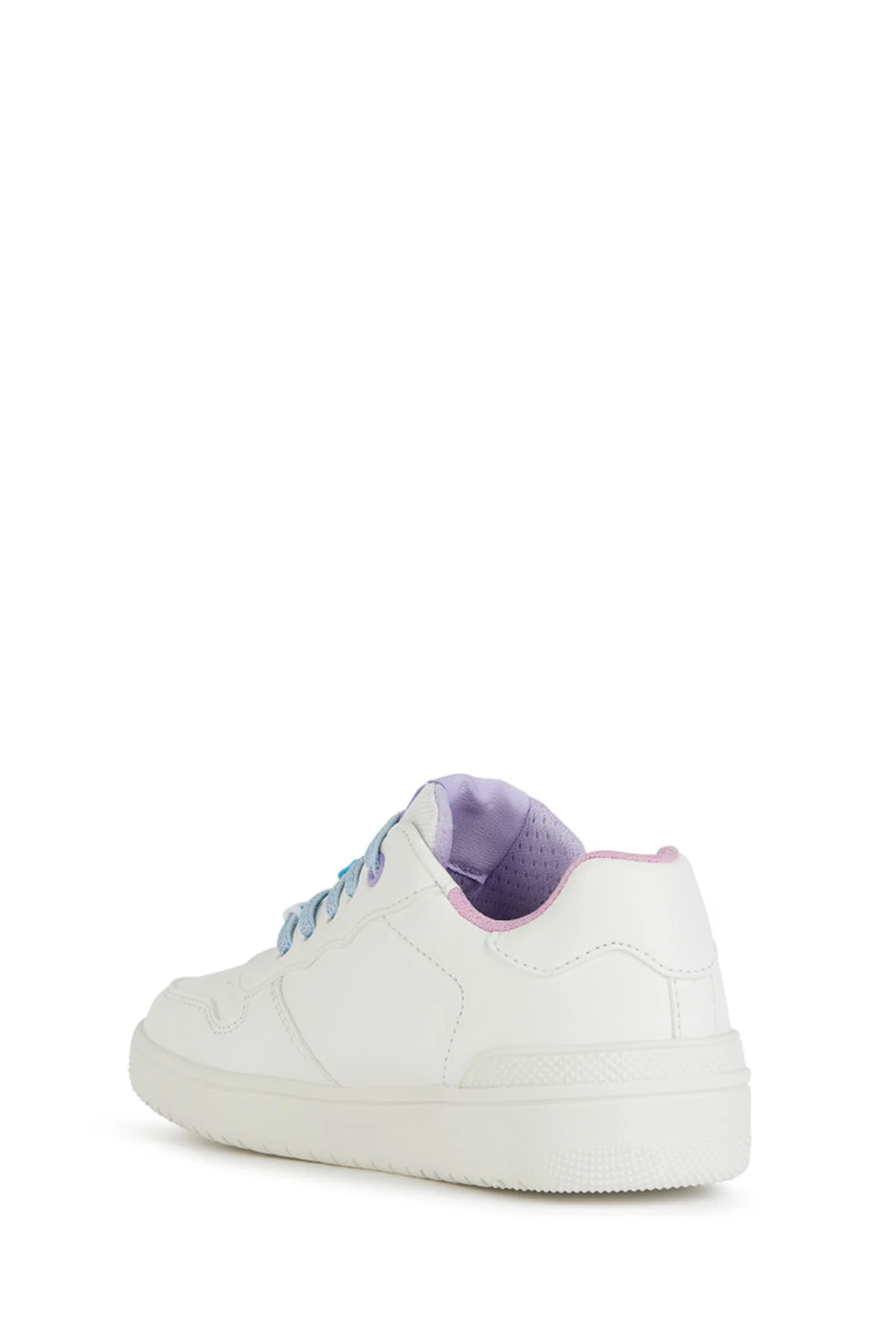 Geox Kız Çocuk Beyaz Washiba Bağcıklı Deri Sneaker - Image 3