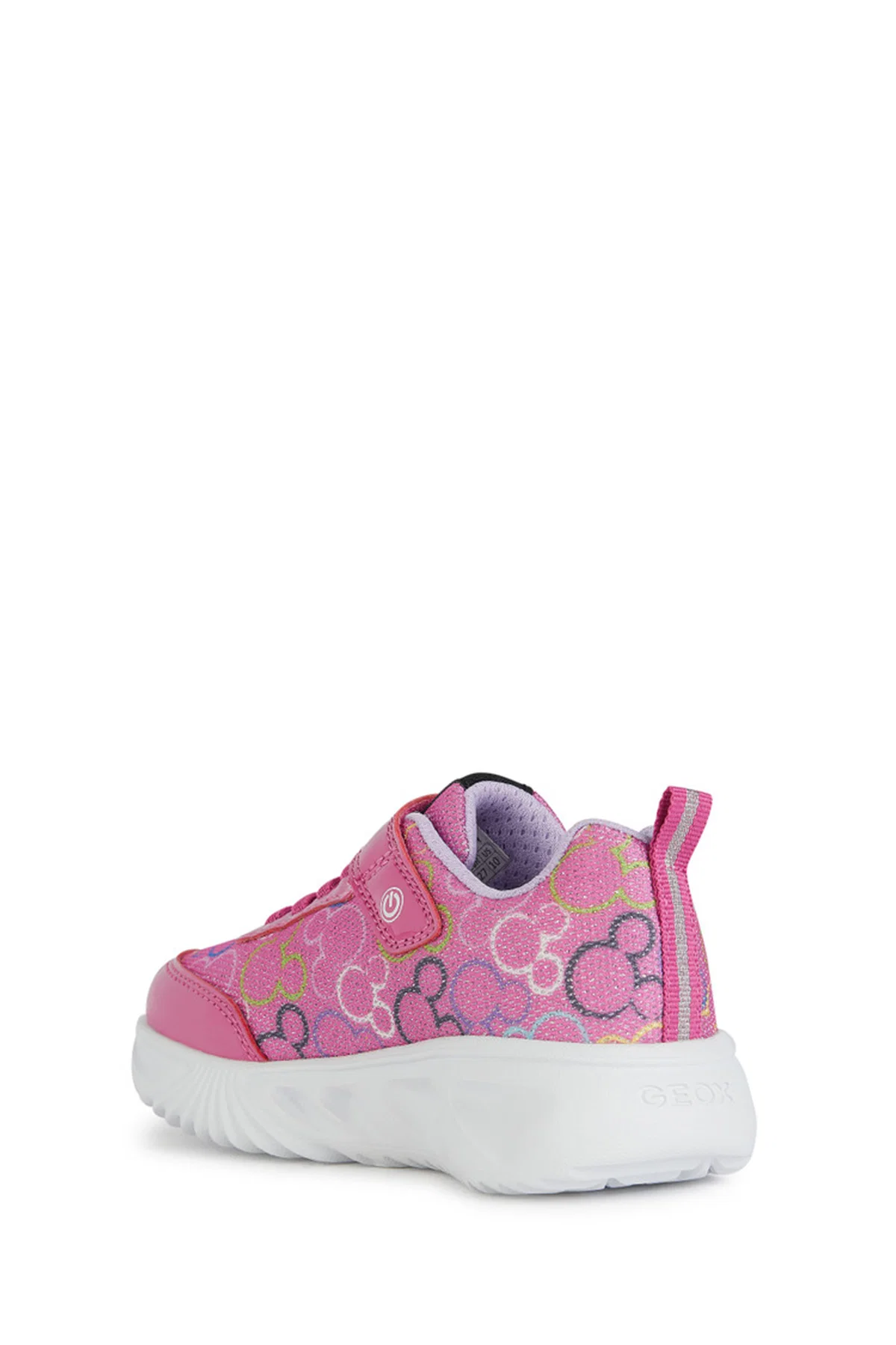 Geox Kız Çocuk Fuşya Assister Bantlı Kumaş Sneaker - Image 3