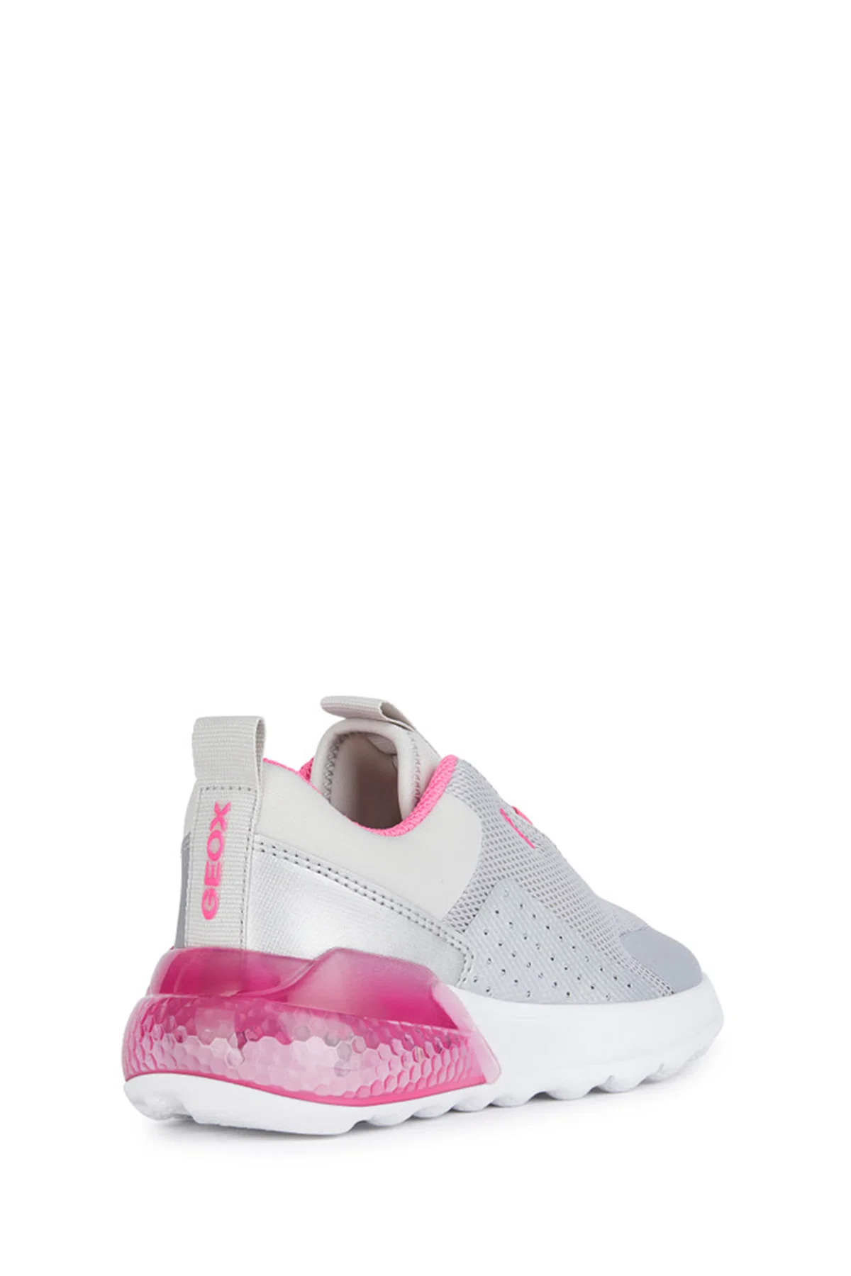 Geox Kız Çocuk Gri Activart Illuminus Sneaker - Image 4