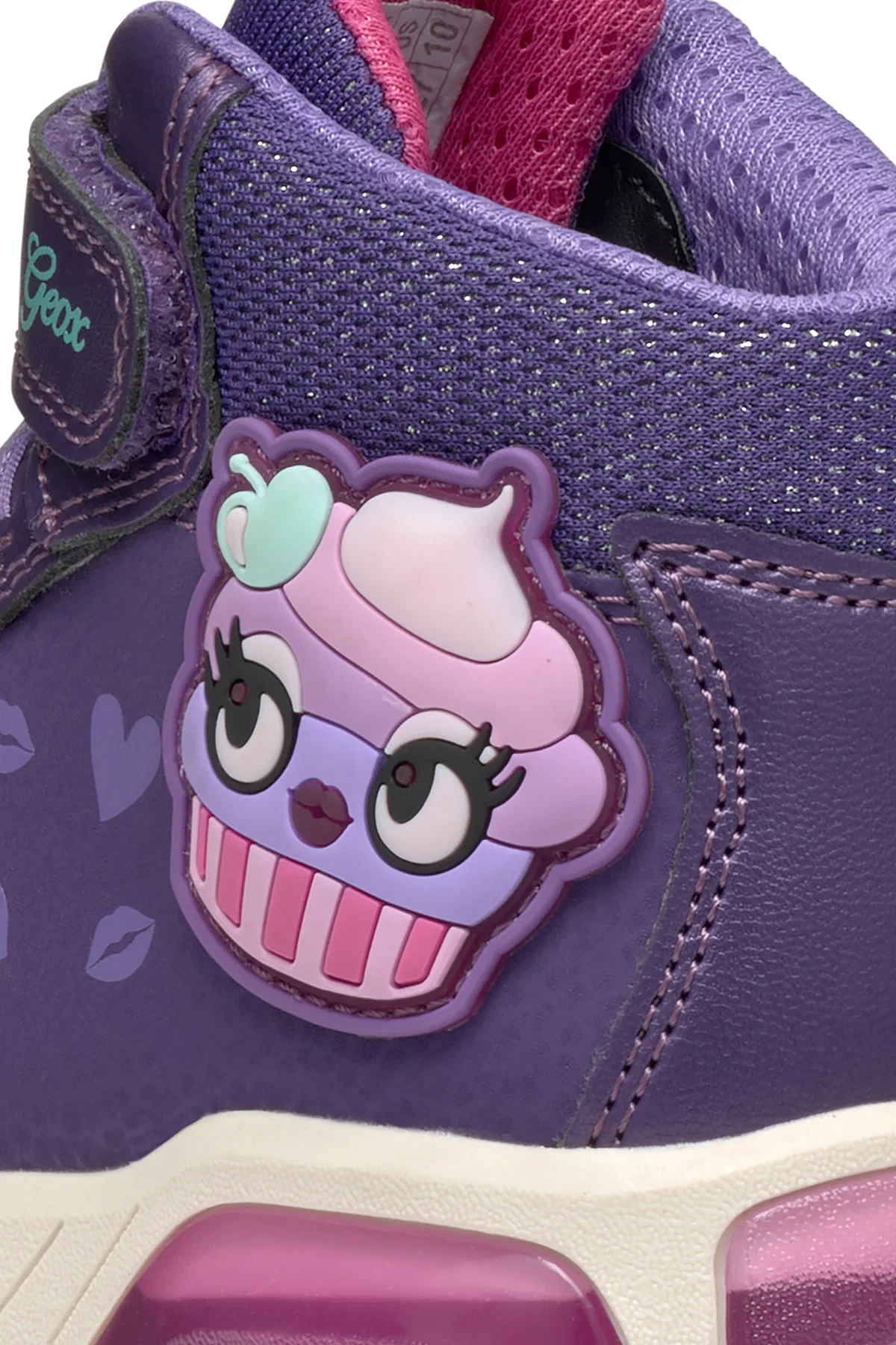 Geox Kız Çocuk Mor Girl Bağcıklı Bilekli Sneaker - Image 11