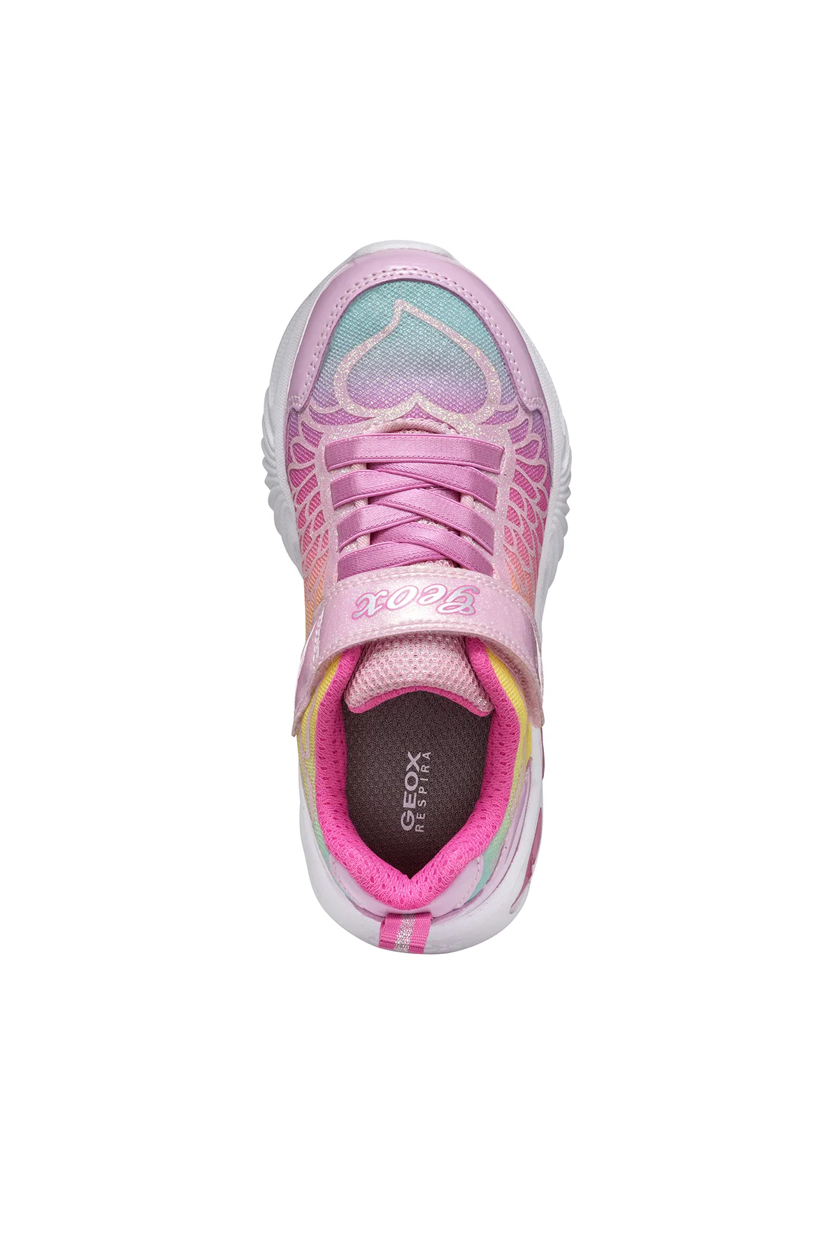 Geox Kız Çocuk Pembe Assister Sneaker - Image 5