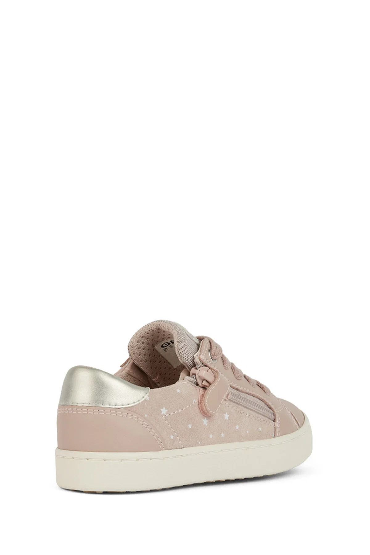 Geox Kız Çocuk Pembe Kilwi Fermuarlı Deri Sneaker - Image 4