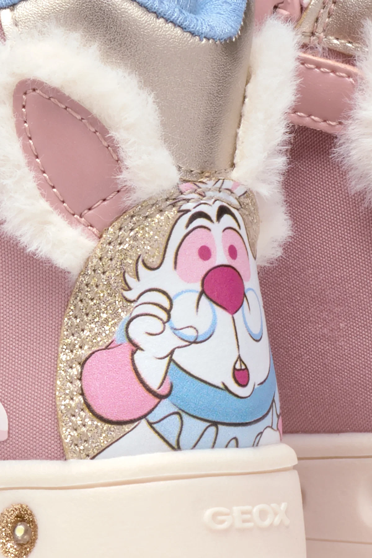 Geox Kız Çocuk Pembe Skylin Bantlı Desenli Bilekli Sneaker - Image 10