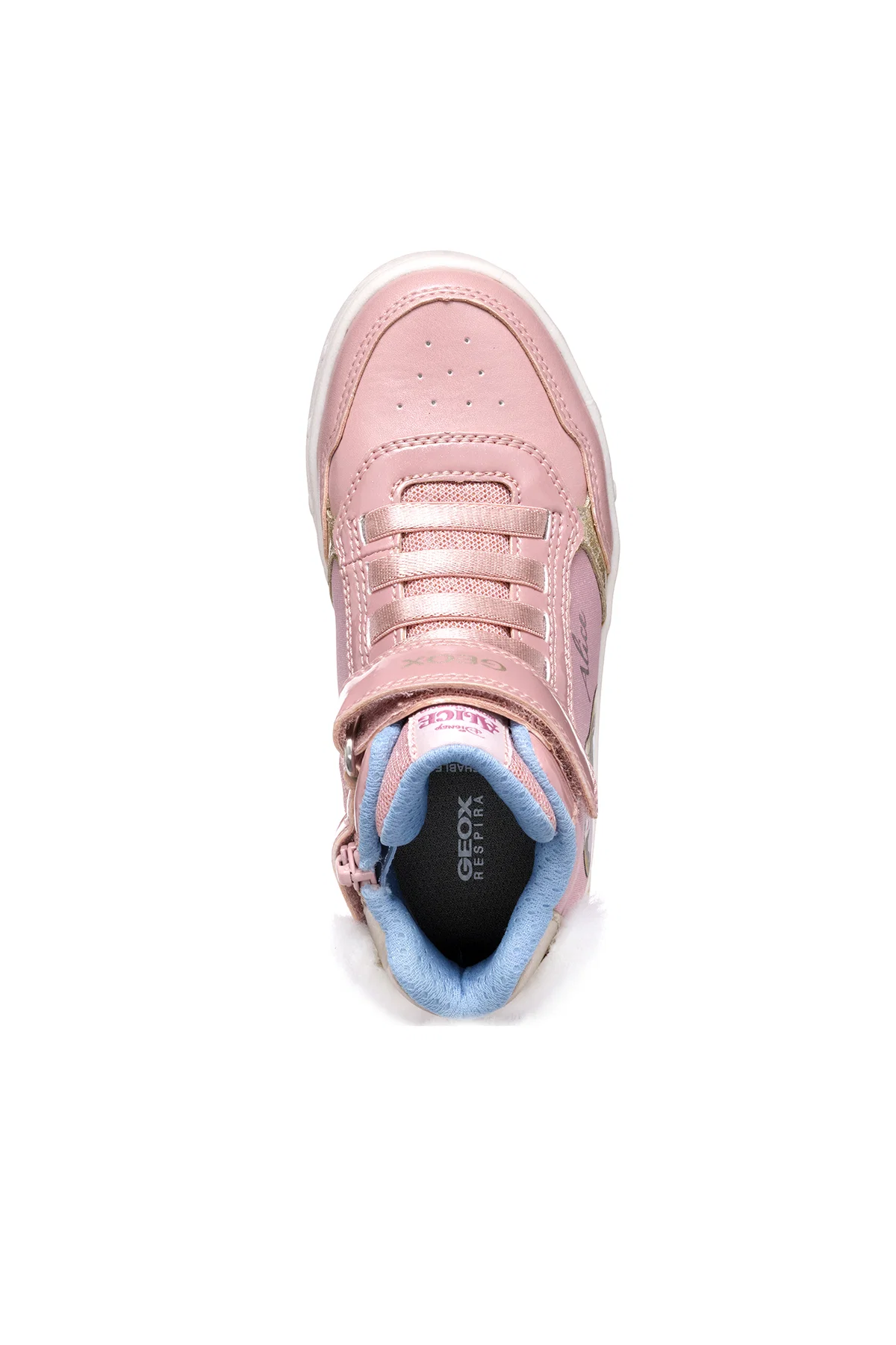 Geox Kız Çocuk Pembe Skylin Bantlı Desenli Bilekli Sneaker - Image 8