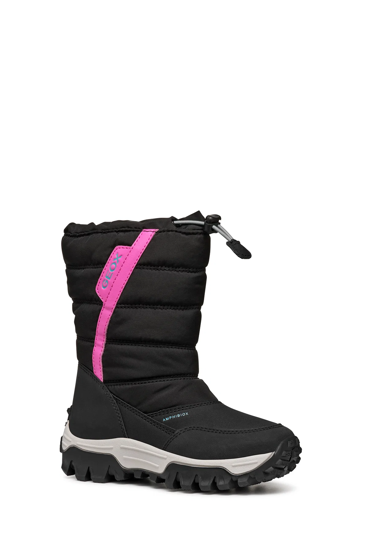 Geox Kız Çocuk Siyah Himalaya Abx Kumaş Waterproof Outdoor Bot - Image 2
