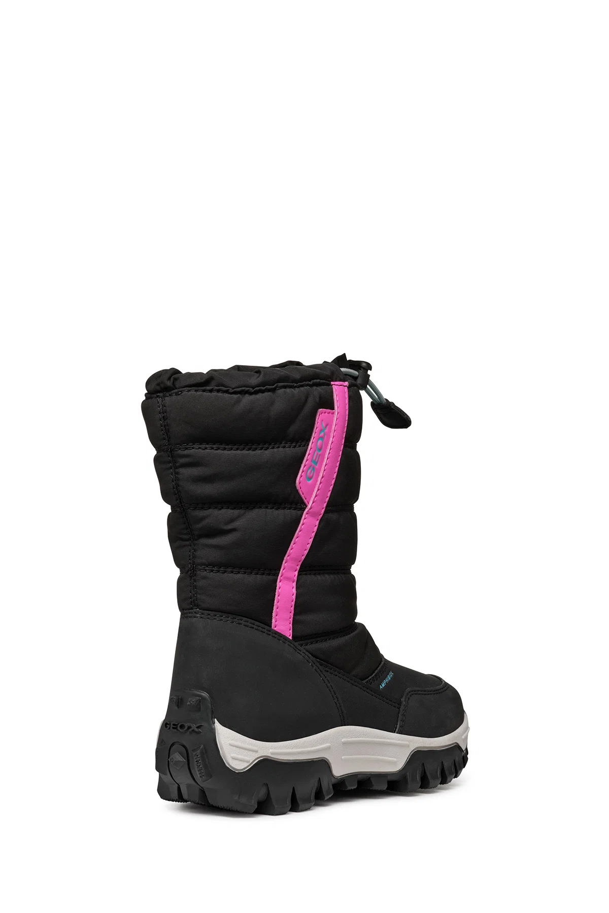 Geox Kız Çocuk Siyah Himalaya Abx Kumaş Waterproof Outdoor Bot - Image 4