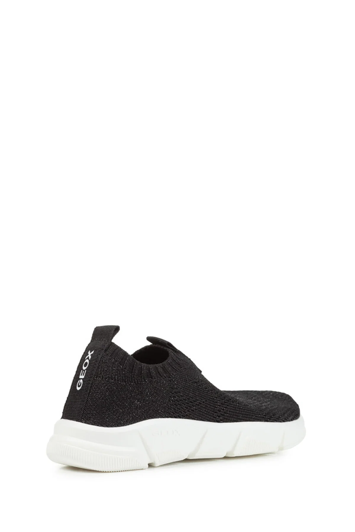 Geox Kız Çocuk Siyah J Aril G. E - Shiny Knitt. Text Kumaş Sneaker - Image 4