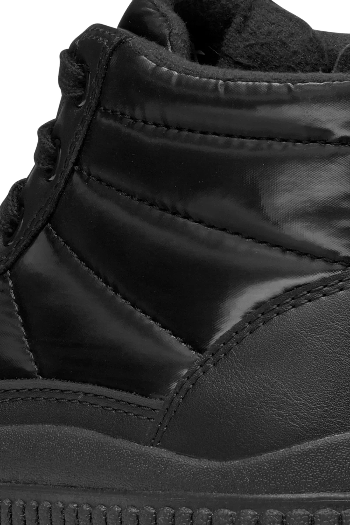 Geox Kız Çocuk Siyah Laquinny Bağcıklı Kumaş Bilekli Sneaker - Image 10