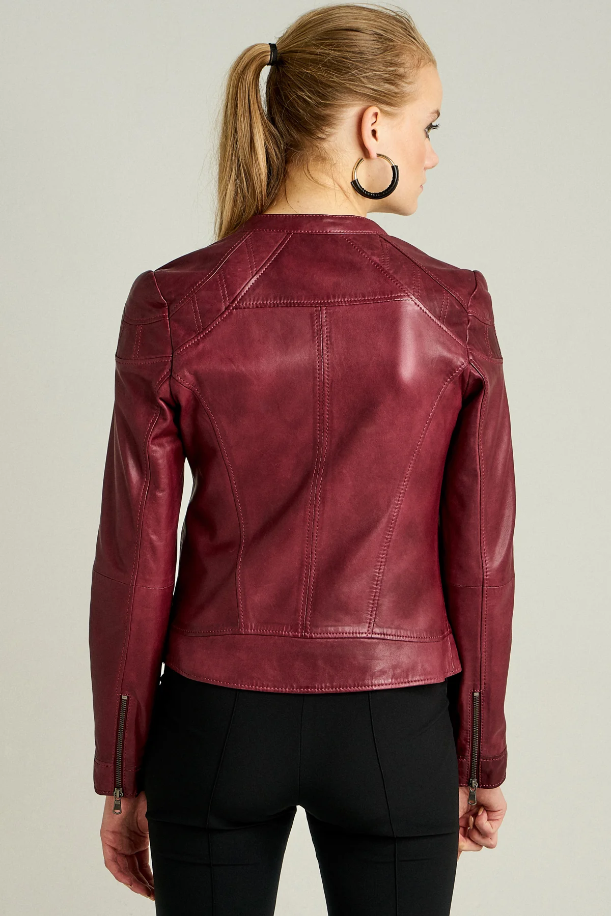 Glam Kadın Deri Ceket - Image 4