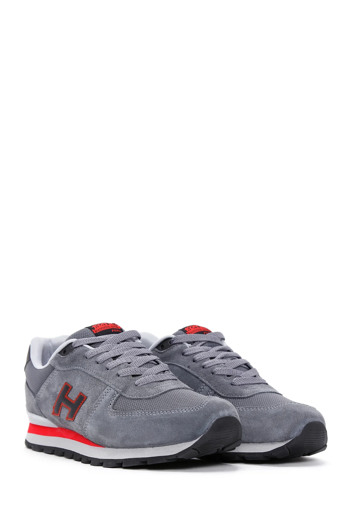 Hammer Jack Erkek Kırmızı Peru Süet Deri Sneaker - Image 3