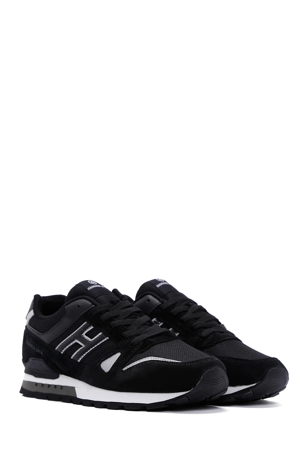 Hammer Jack Erkek Siyah Deri Sneaker - Image 3