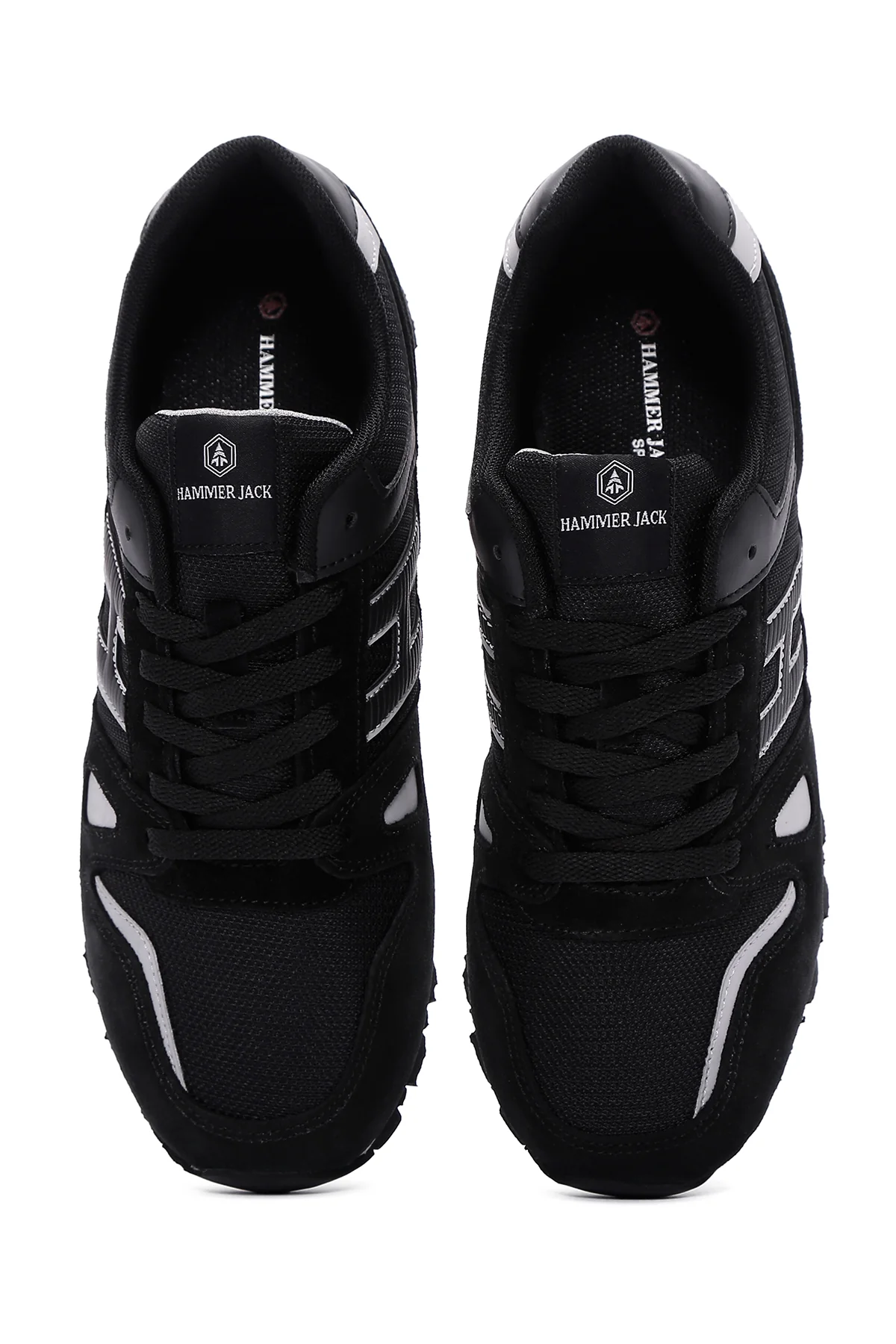 Hammer Jack Erkek Siyah Deri Sneaker - Image 6