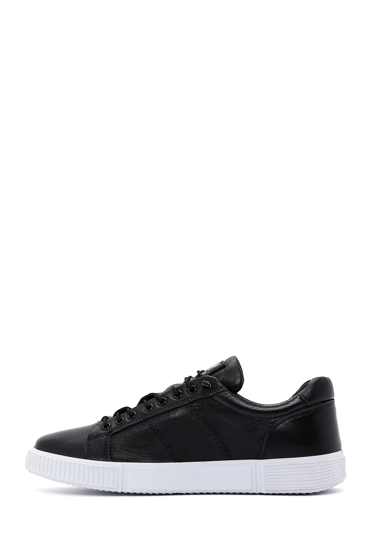Hammer Jack Erkek Sıyah Toscana Deri Sneaker - Image 2