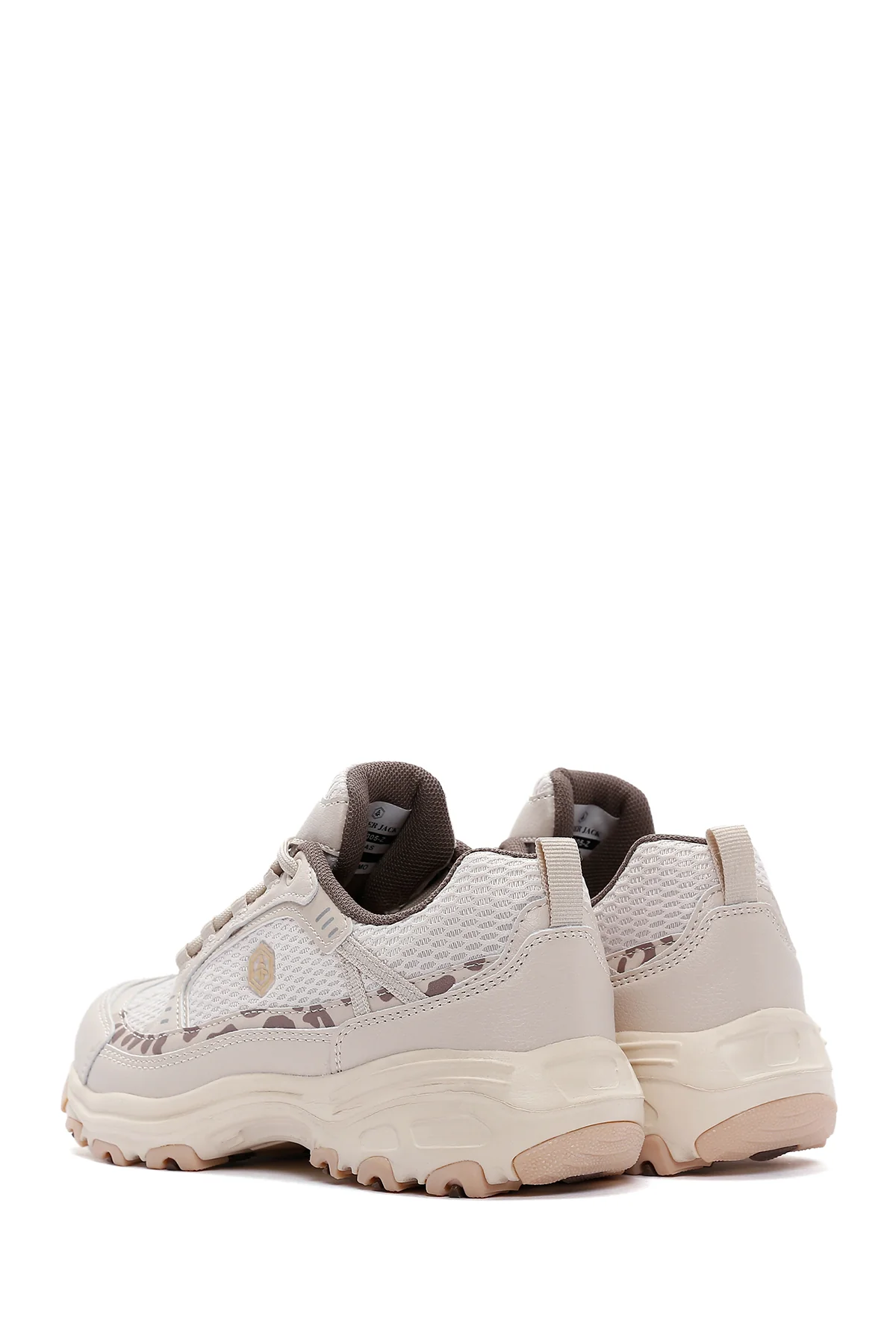 Hammer Jack Kadın Bej Kamuflaj Sneaker - Image 5