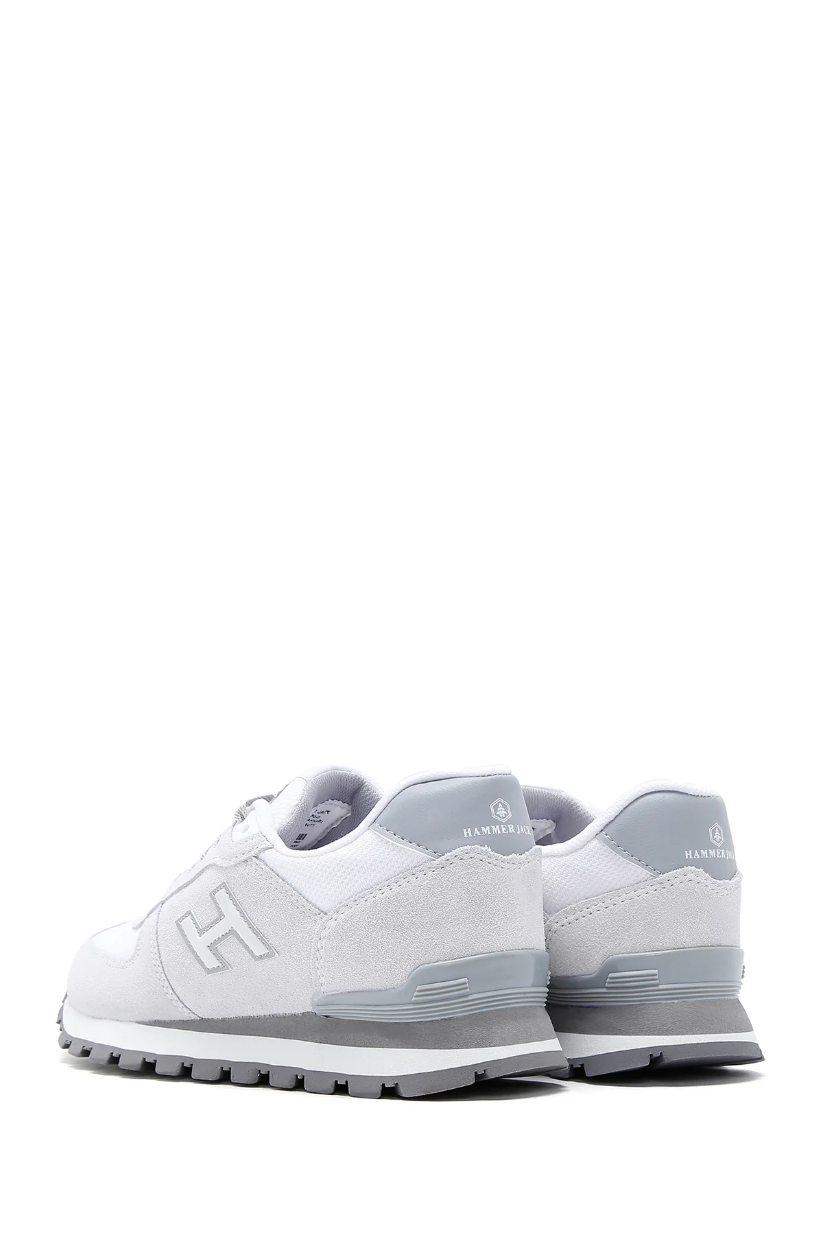 Hammer Jack Kadın Beyaz-Gri Deri Peru G Sneaker - Image 5