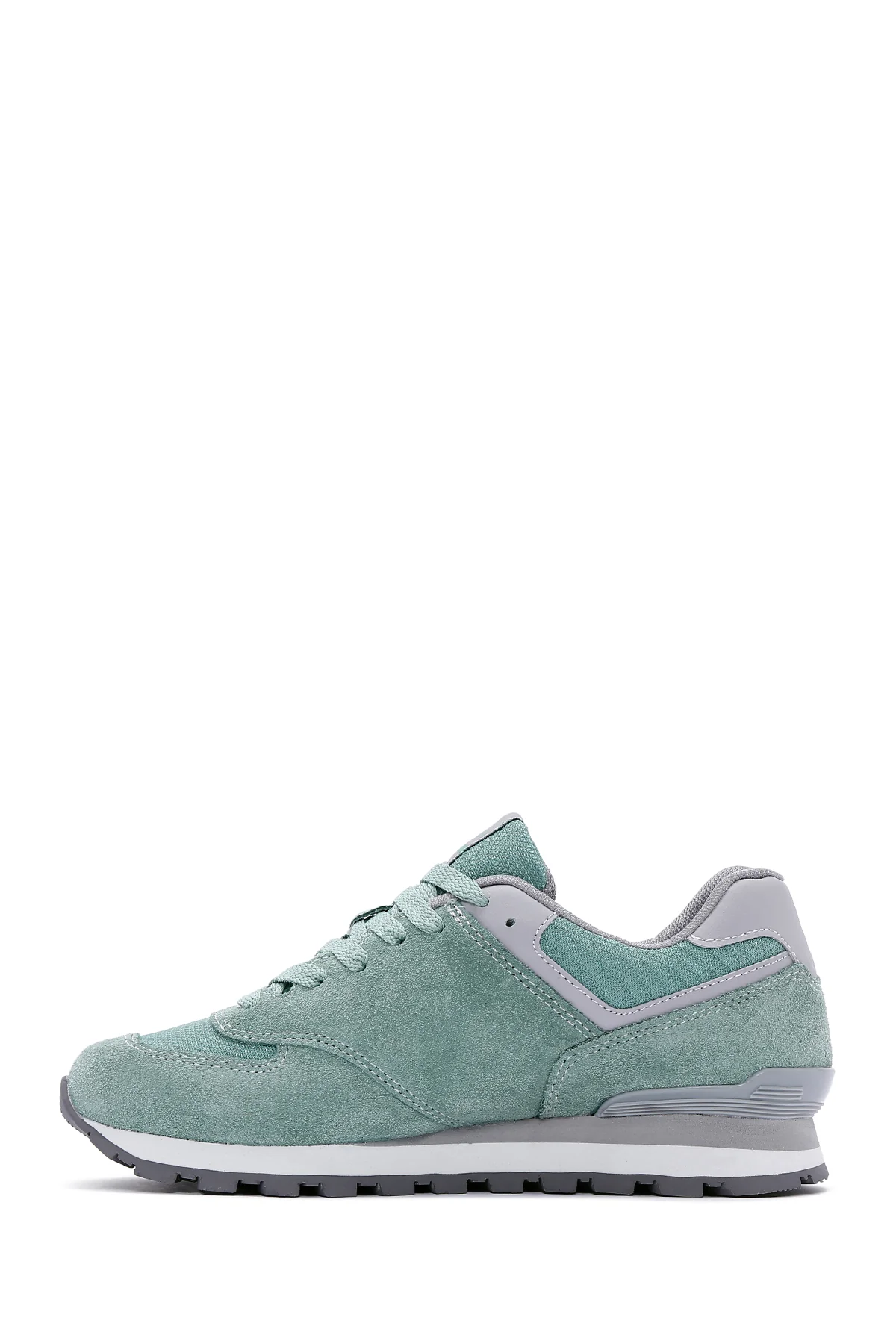 Hammer Jack Kadın Gri Chile Süet Deri Sneaker - Image 2