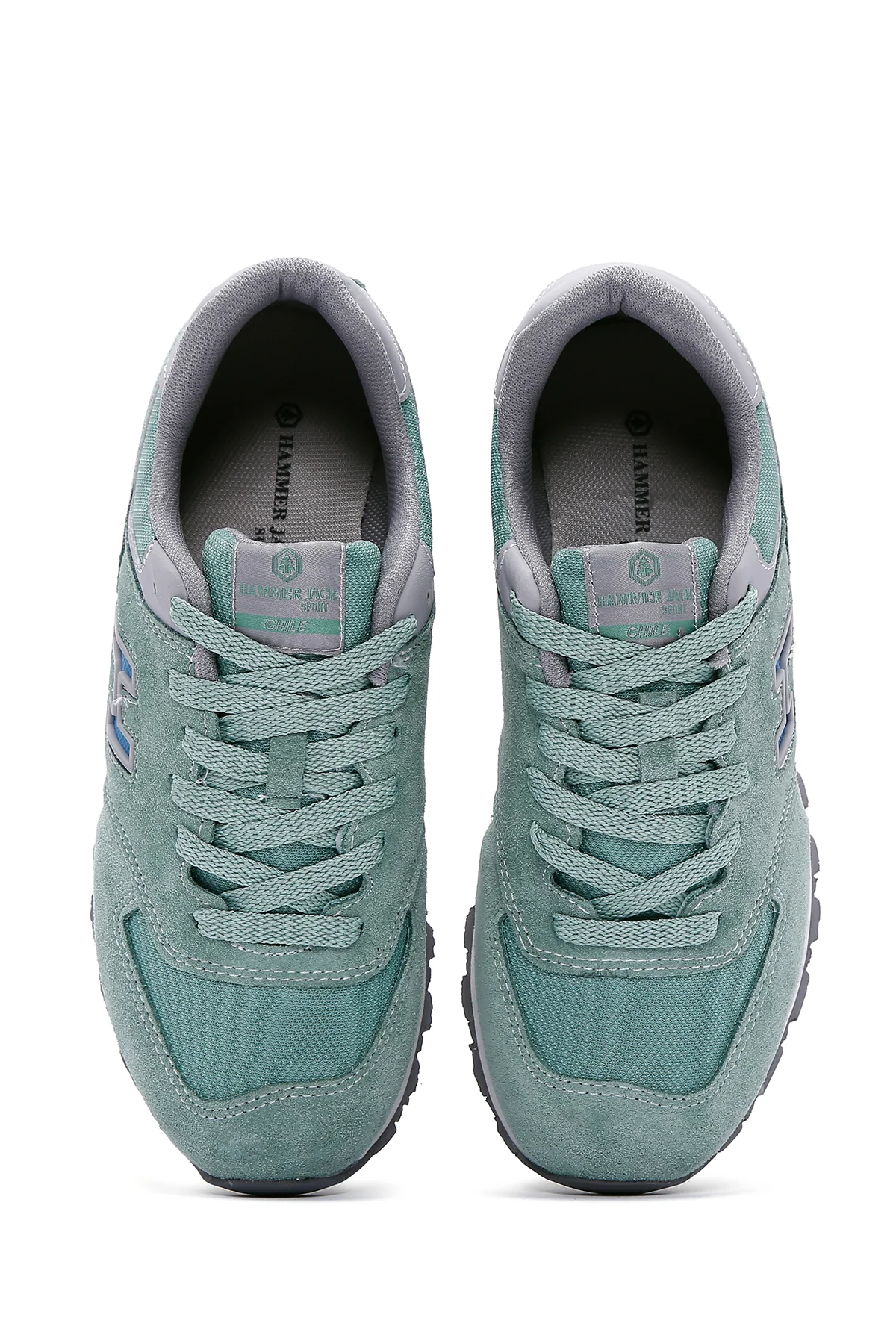 Hammer Jack Kadın Gri Chile Süet Deri Sneaker - Image 6