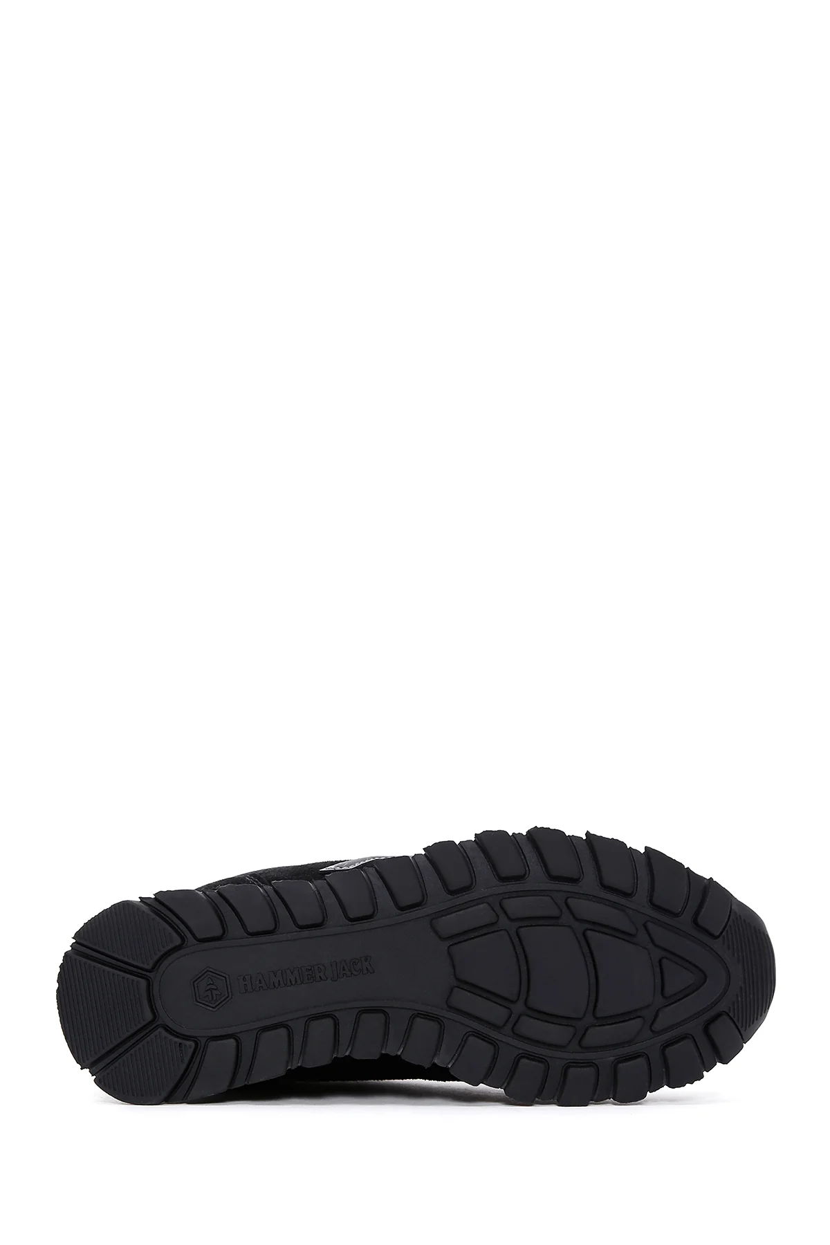 Hammer Jack Kadın Siyah-Füme Nubuk Deri Peru G Sneaker - Image 4