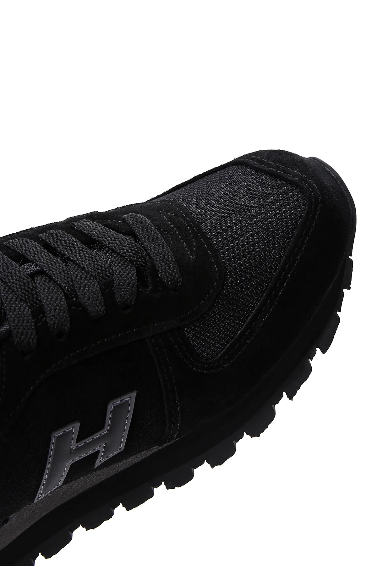 Hammer Jack Kadın Siyah-Füme Nubuk Deri Peru G Sneaker - Image 9