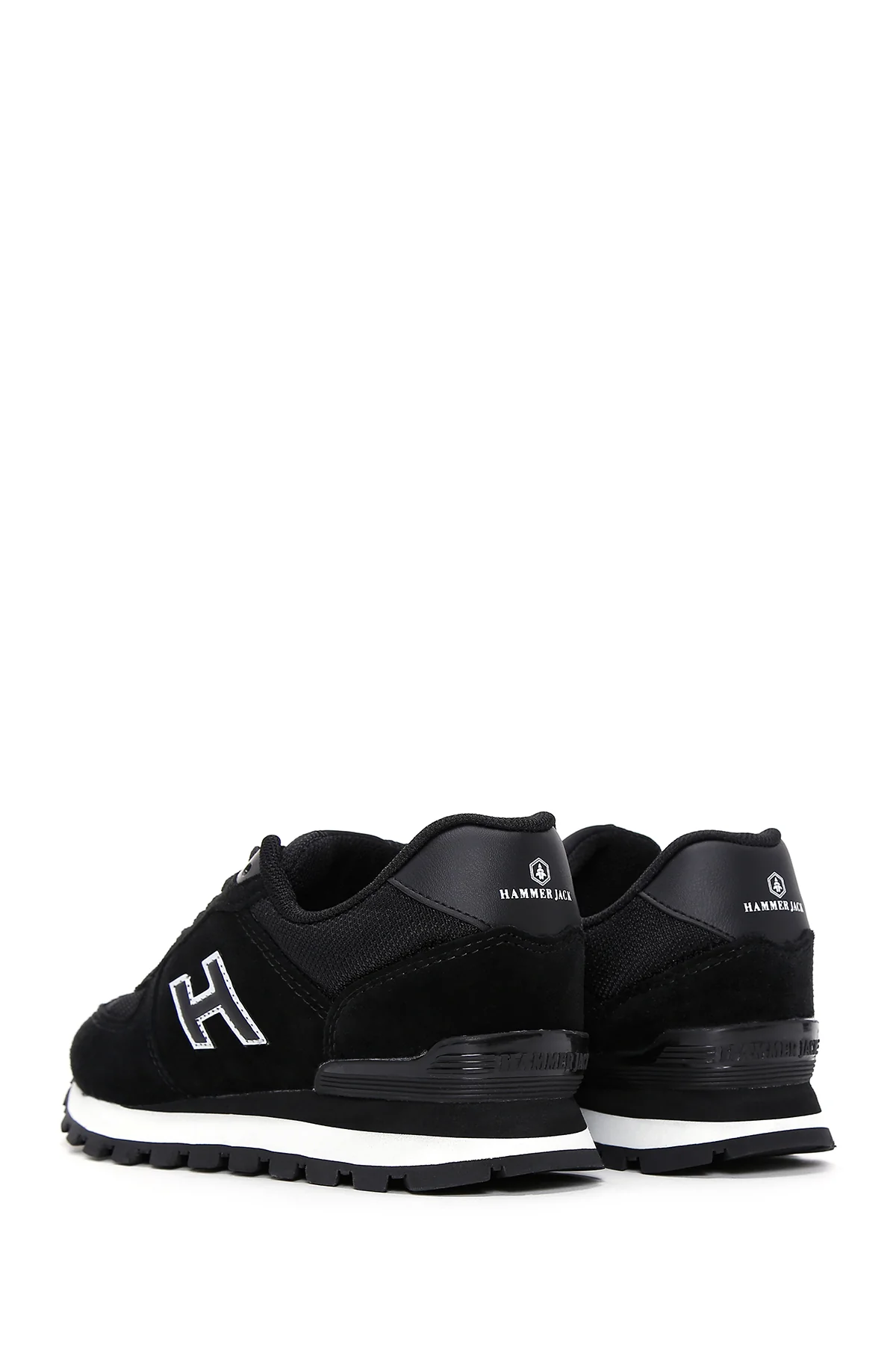 Hammer Jack Kadın Siyah Nubuk Deri Peru G Sneaker - Image 5