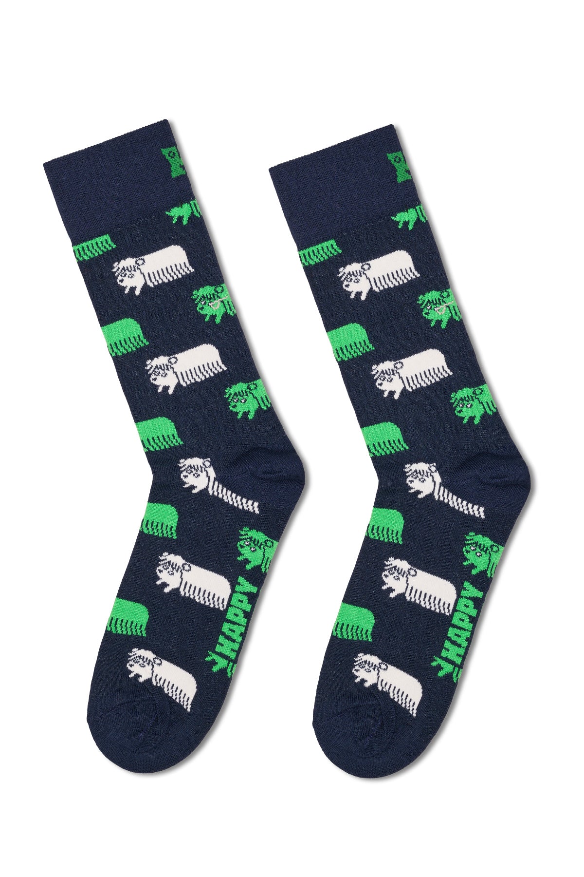 Happy Socks Erkek Çok Renkli Desenli 3’lü Pamuklu Çorap Seti - Image 4