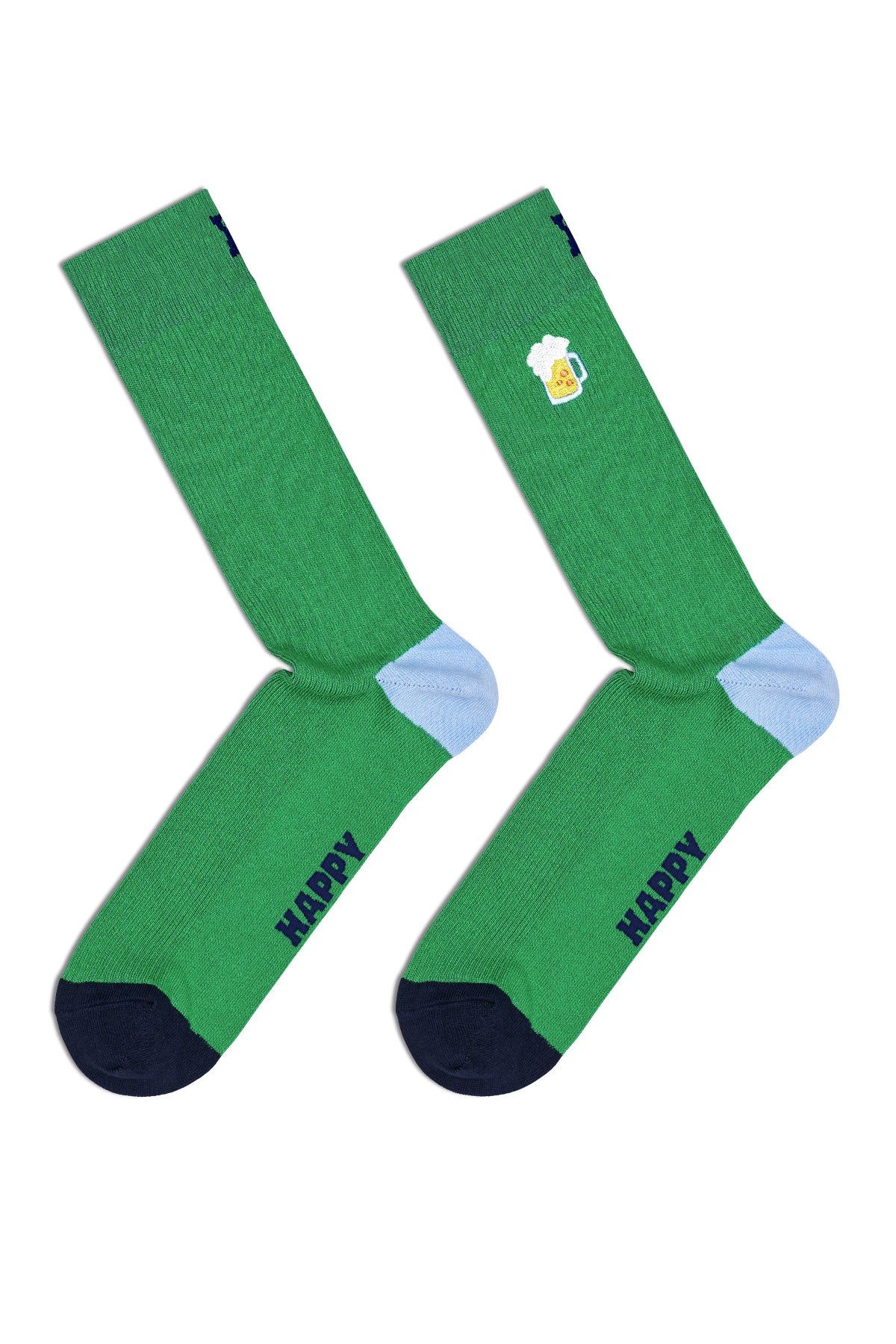 Happy Socks Erkek Çok Renkli Desenli Pamuklu 2'li Çorap Seti - Image 2