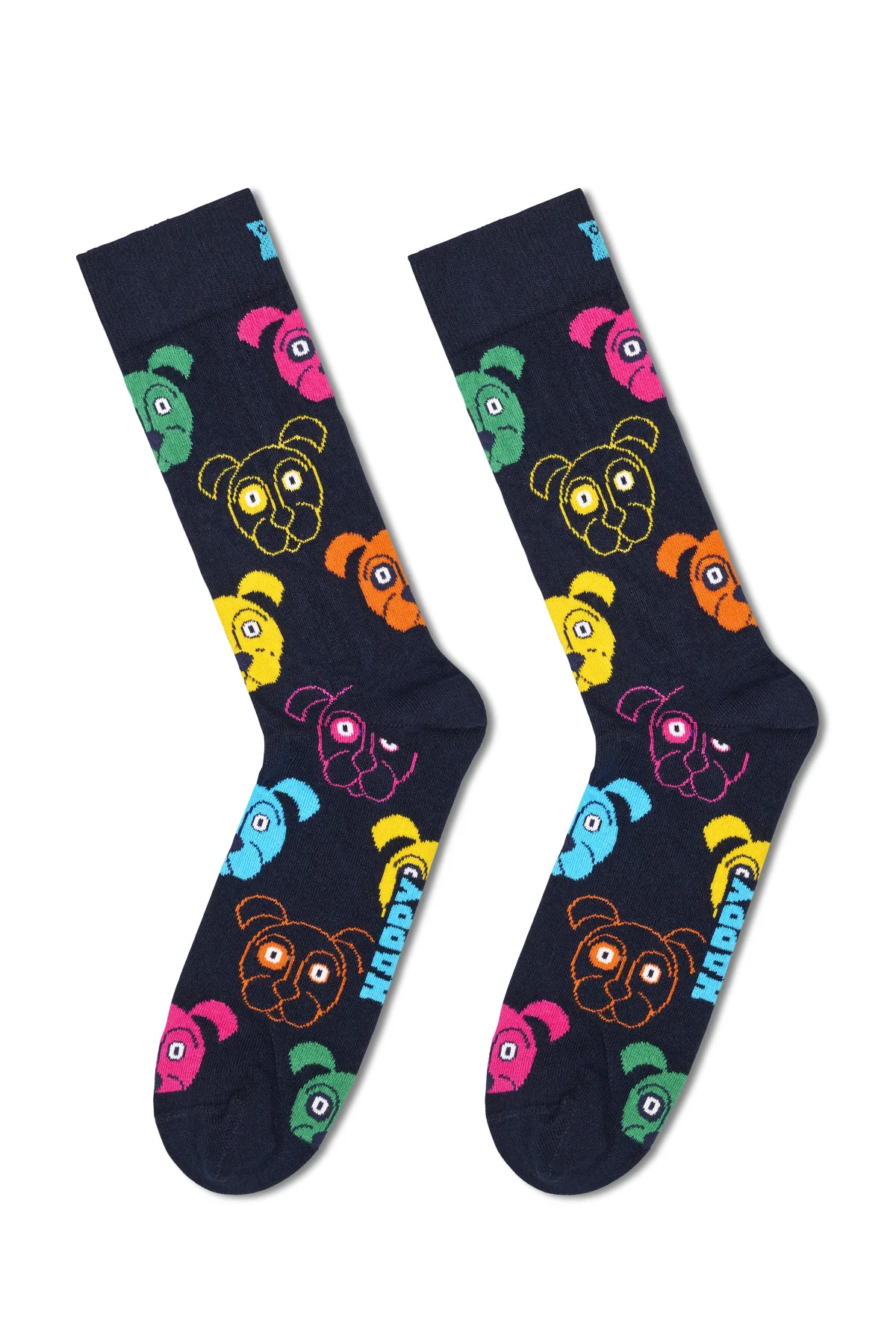 Happy Socks Erkek Çok Renkli Desenli Pamuklu 3’lü Çorap Seti - Image 3