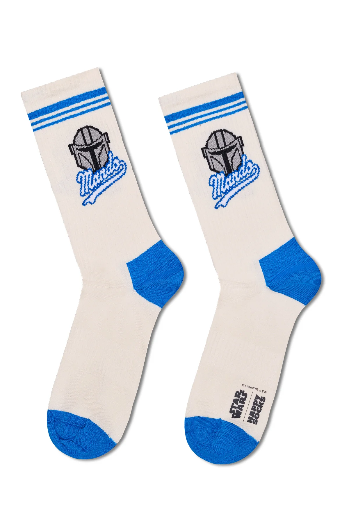 Happy Socks Erkek Çok Renkli Star Wars Mandalorian Temalı 6'lı Çorap Seti - Image 7