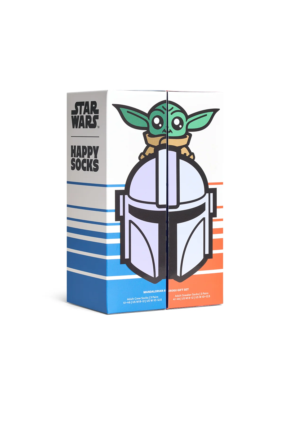 Happy Socks Erkek Çok Renkli Star Wars Mandalorian Temalı 6'lı Çorap Seti - Image 8