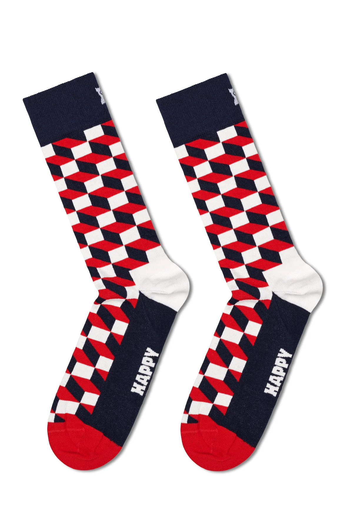 Happy Socks Erkek Lacivert 4’lü Pamuklu Çorap Seti - Image 4