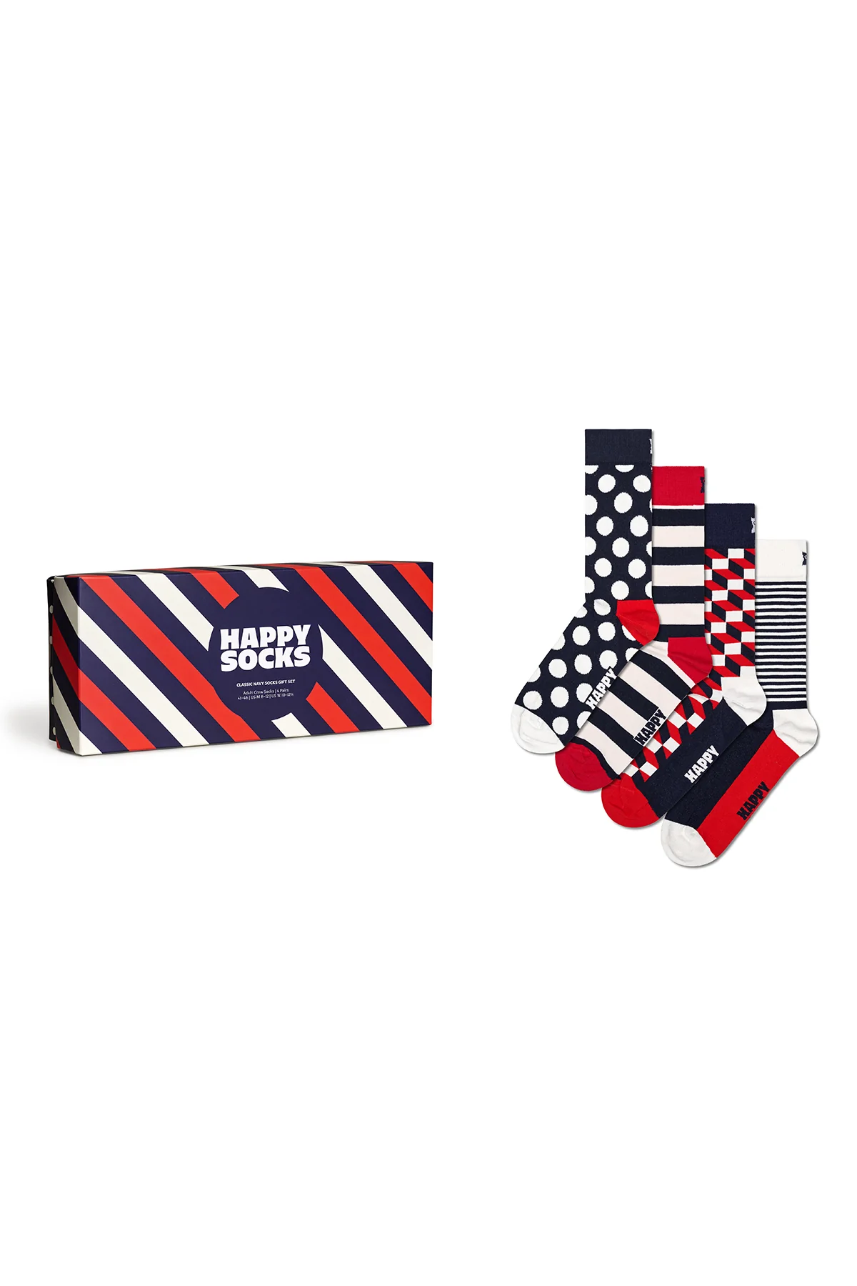 Happy Socks Erkek Lacivert 4’lü Pamuklu Çorap Seti - Image 8
