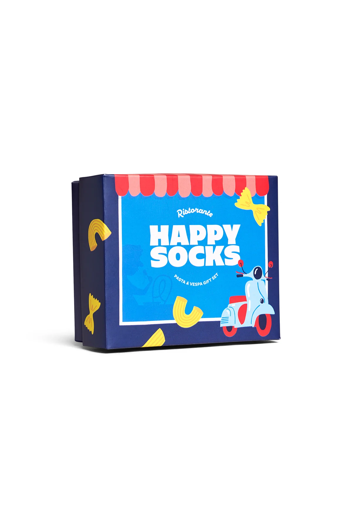 Happy Socks Erkek Lacivert Desenli Pamuklu 2'li Çorap Seti - Image 5