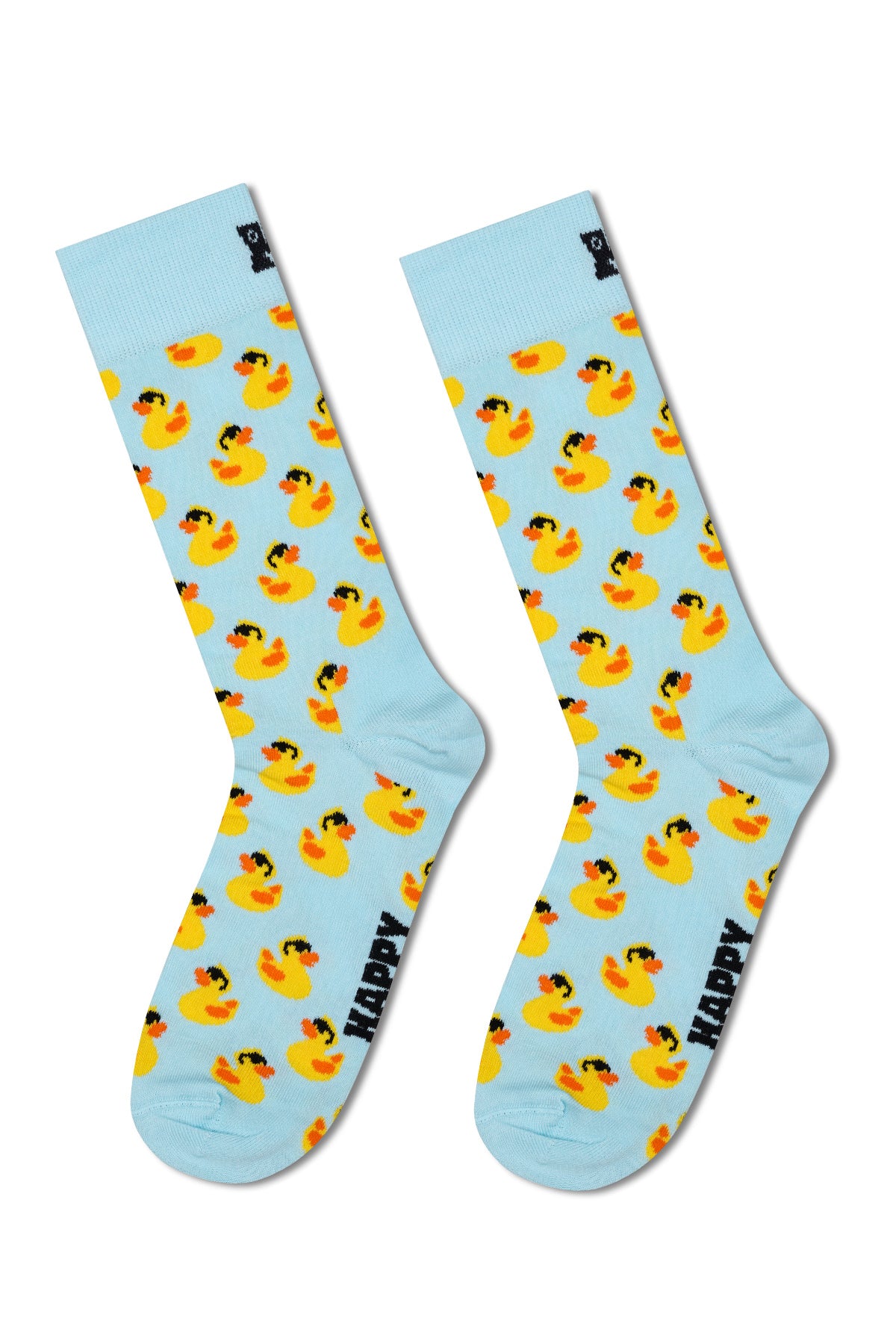 Happy Socks Erkek Çok Renkli Ördek Desenli Pamuklu 3’lü Çorap Seti - Image 3