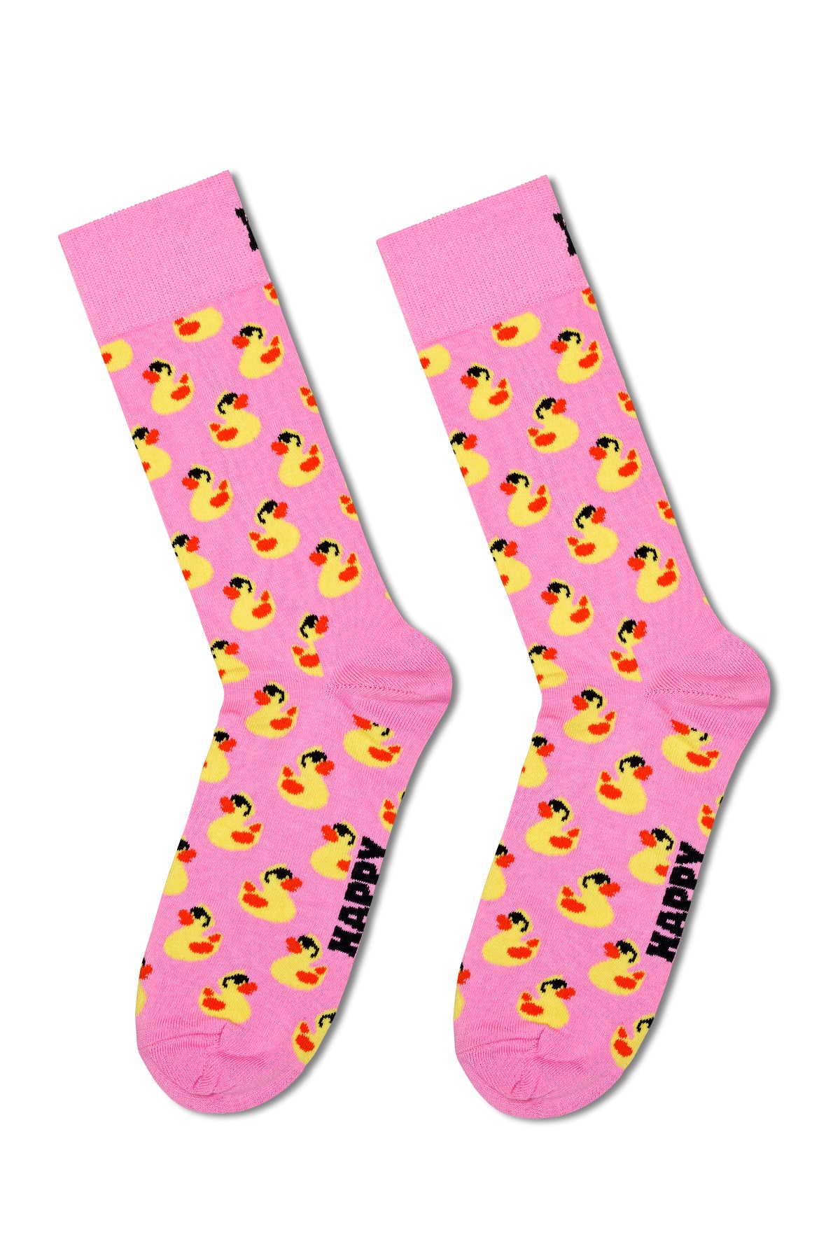 Happy Socks Erkek Çok Renkli Ördek Desenli Pamuklu 3’lü Çorap Seti - Image 4