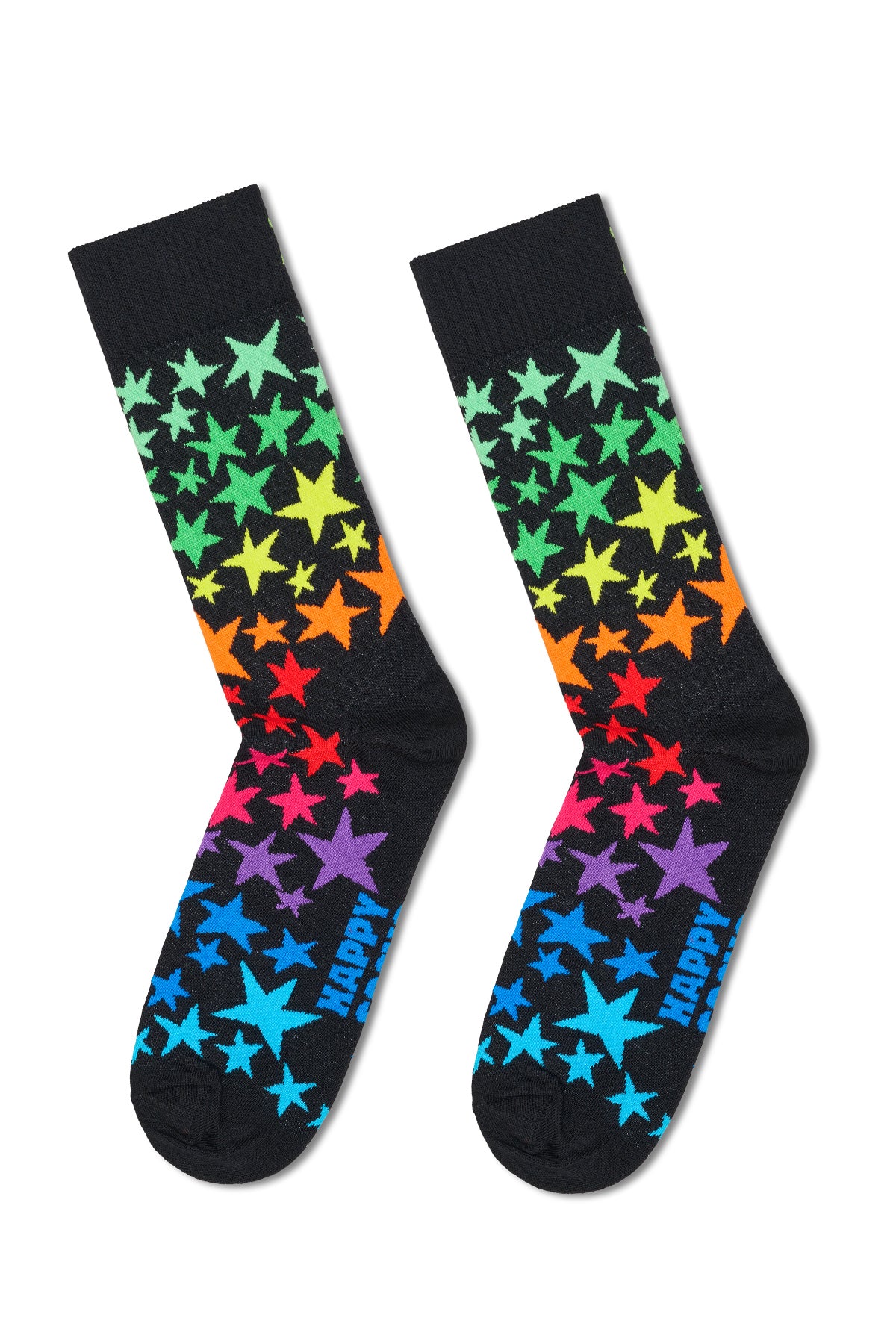 Happy Socks Erkek Siyah Kutlama Desenli 3’lü Pamuklu Çorap Seti - Image 2