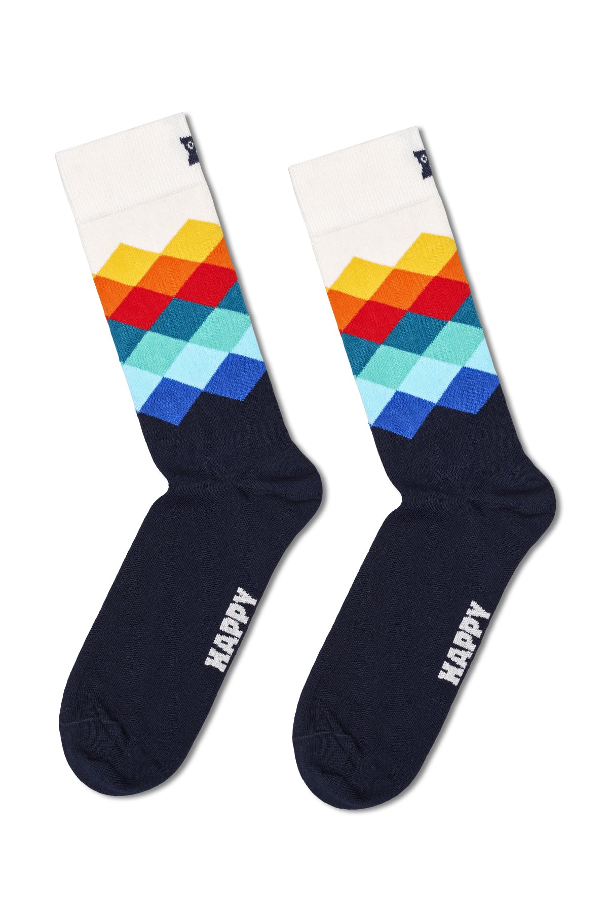 Happy Socks Kadın Çok Renkli Desenli Pamuklu 4'lü Çorap Seti - Image 4