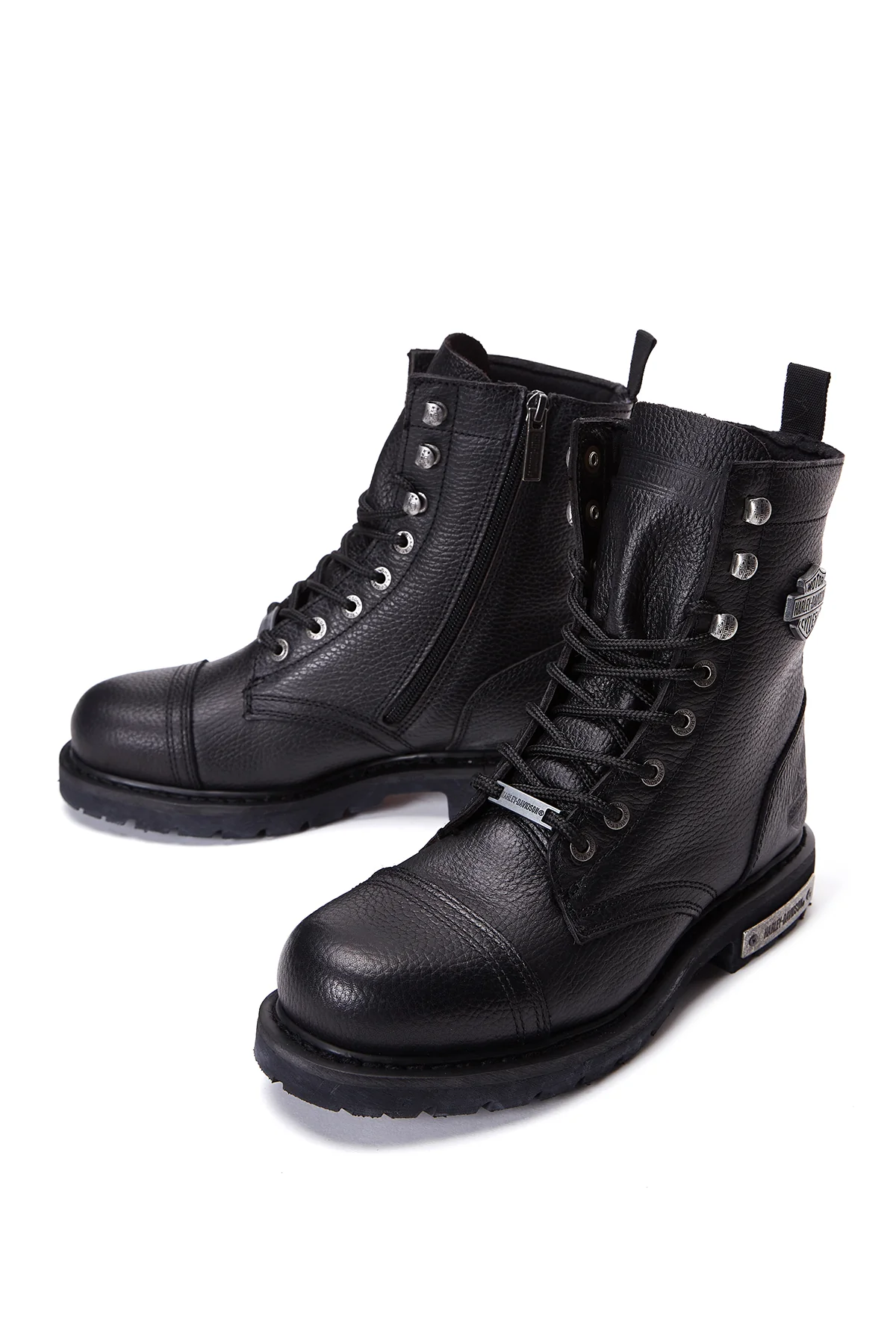 Harley Davidson Erkek Siyah Colmar Postal Deri Bot - Image 3