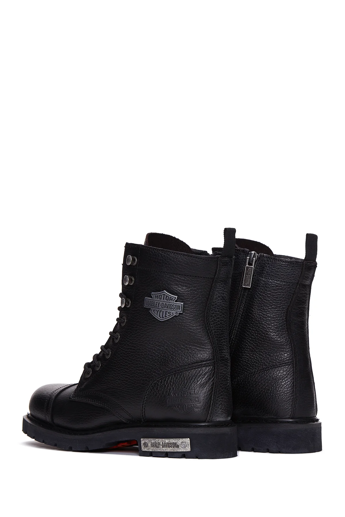 Harley Davidson Erkek Siyah Colmar Postal Deri Bot - Image 6