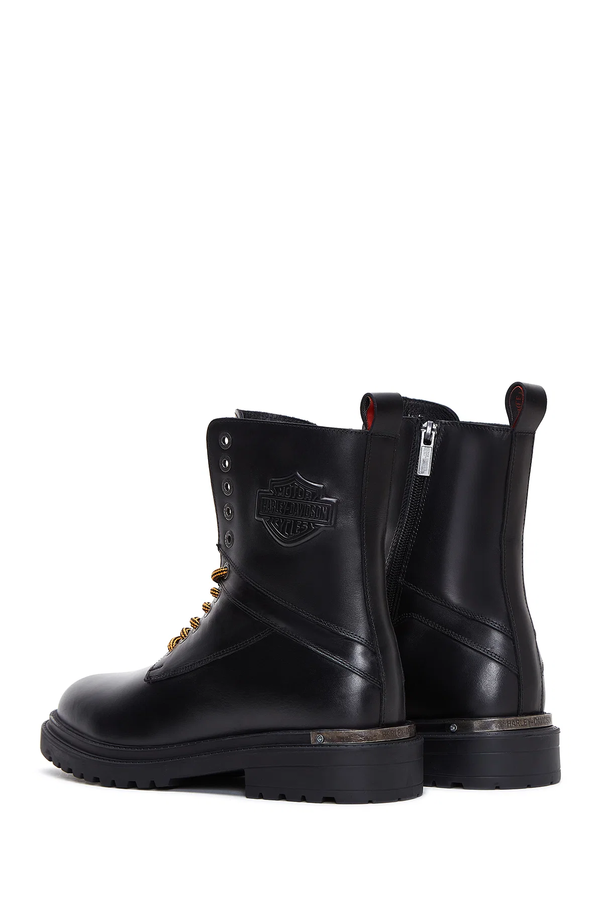 Harley-Davidson Erkek Siyah Coro Deri Postal Bot - Image 6