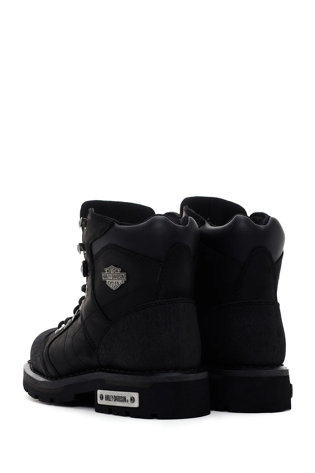 Harley Davidson Erkek Siyah Deri Clemente Bot - Image 6