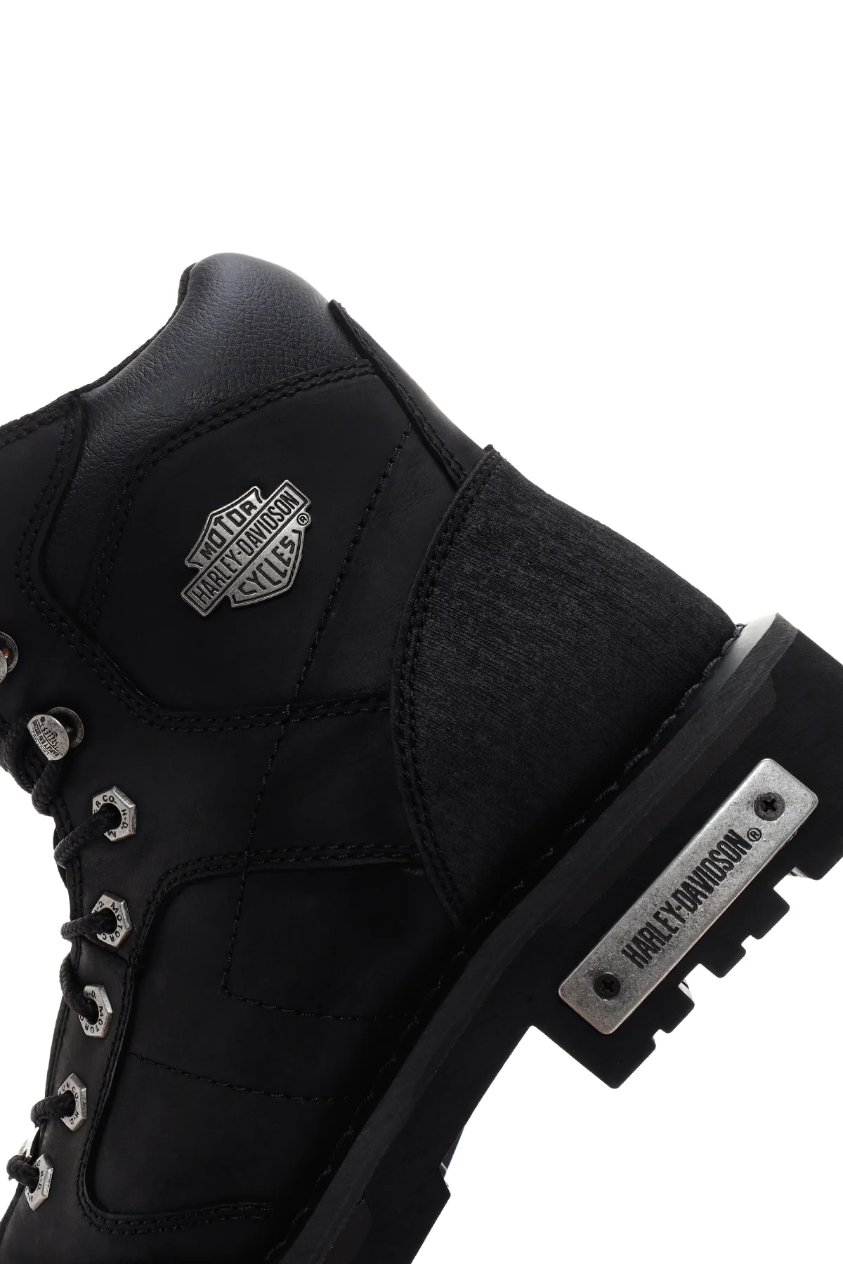 Harley Davidson Erkek Siyah Deri Clemente Bot - Image 7