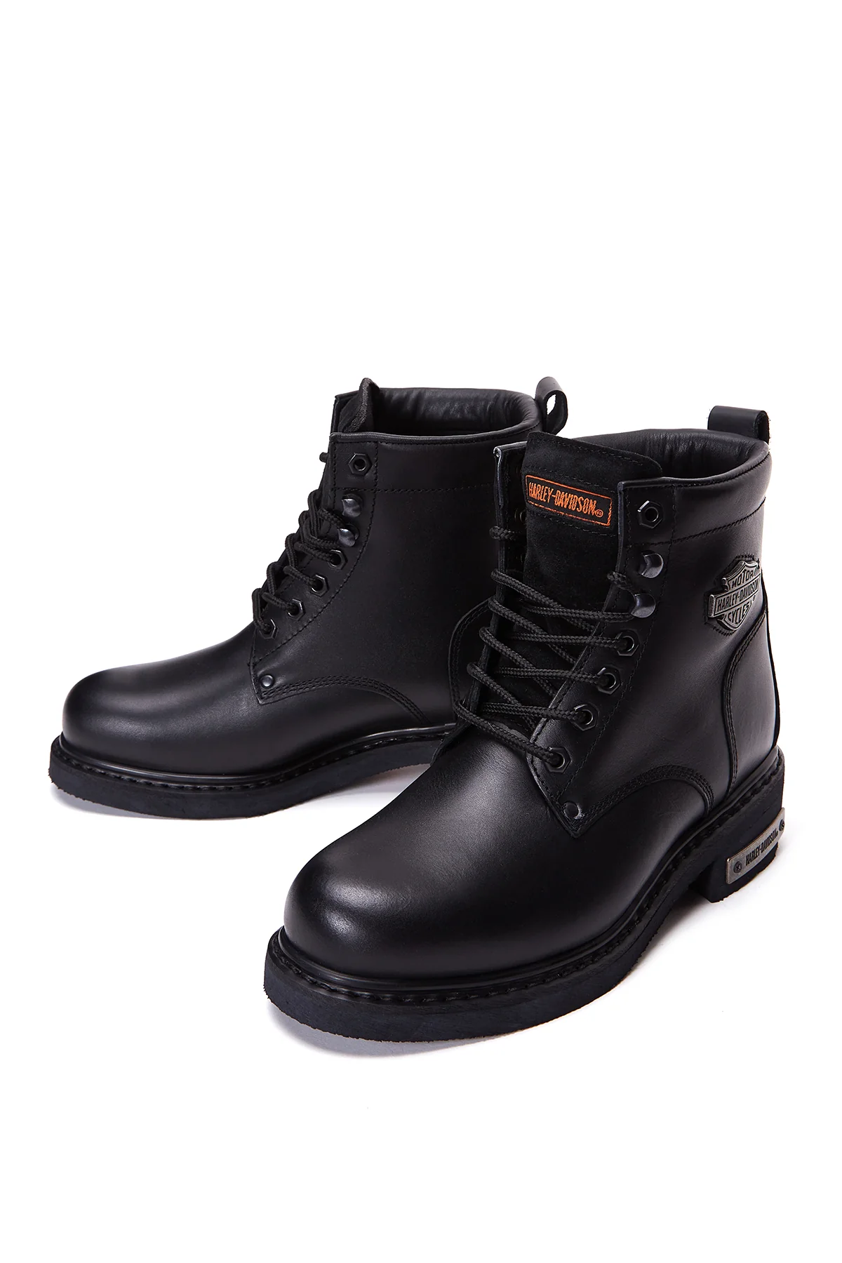 Harley Davidson Erkek Siyah Deri Gibson Bot - Image 3