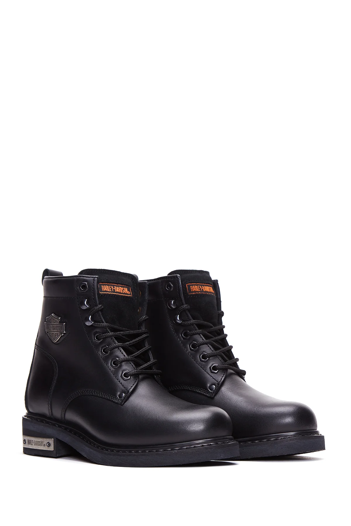 Harley Davidson Erkek Siyah Deri Gibson Bot - Image 4
