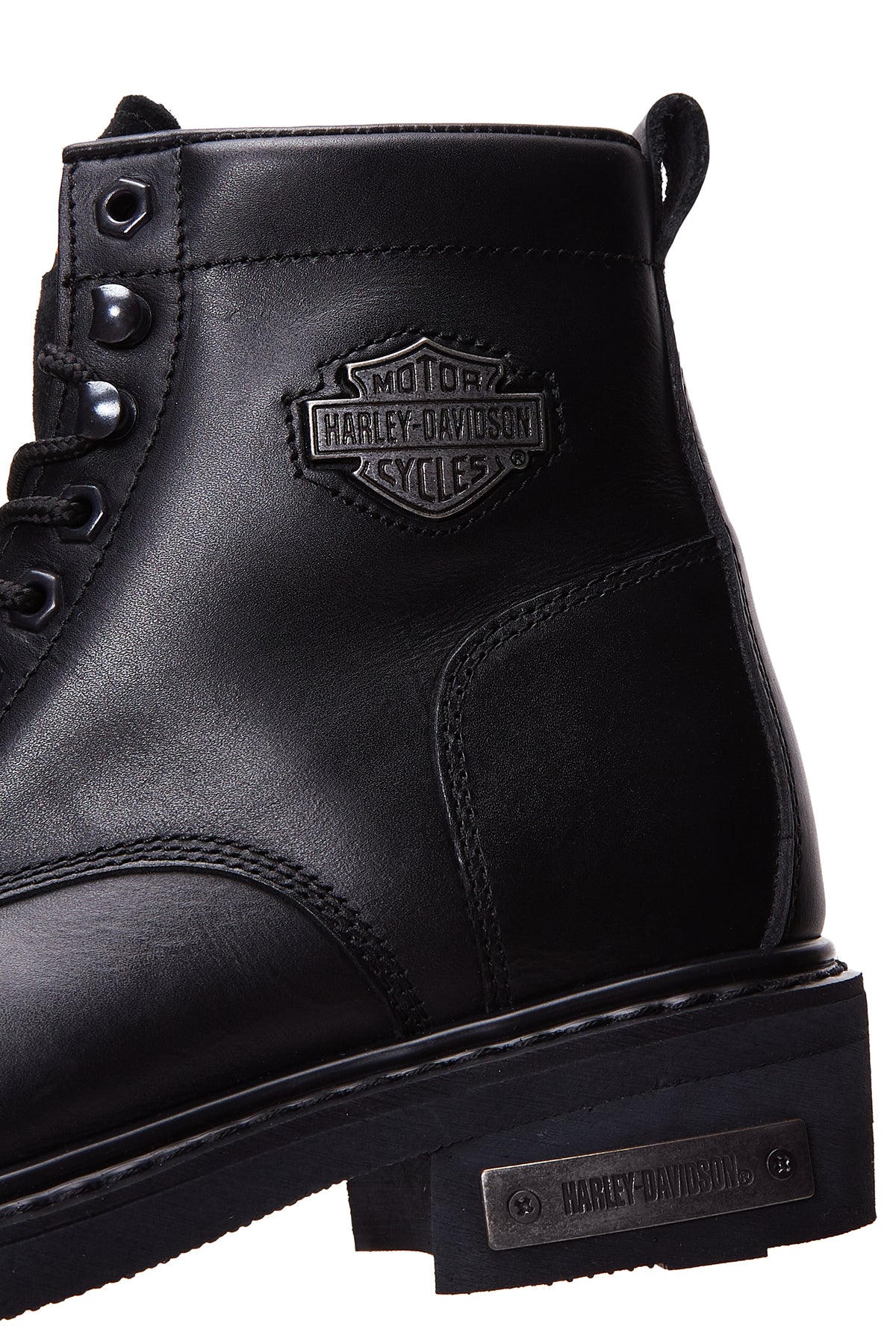 Harley Davidson Erkek Siyah Deri Gibson Bot - Image 7