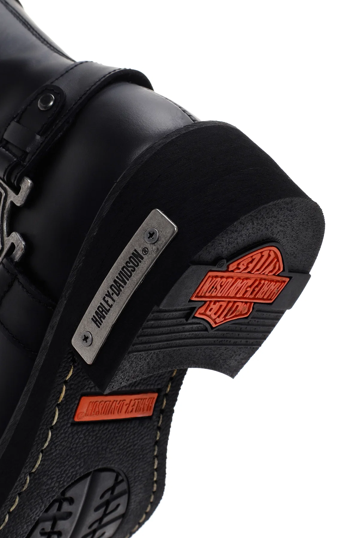 Harley Davidson Erkek Siyah Estes Fermuarlı Deri Bot - Image 8