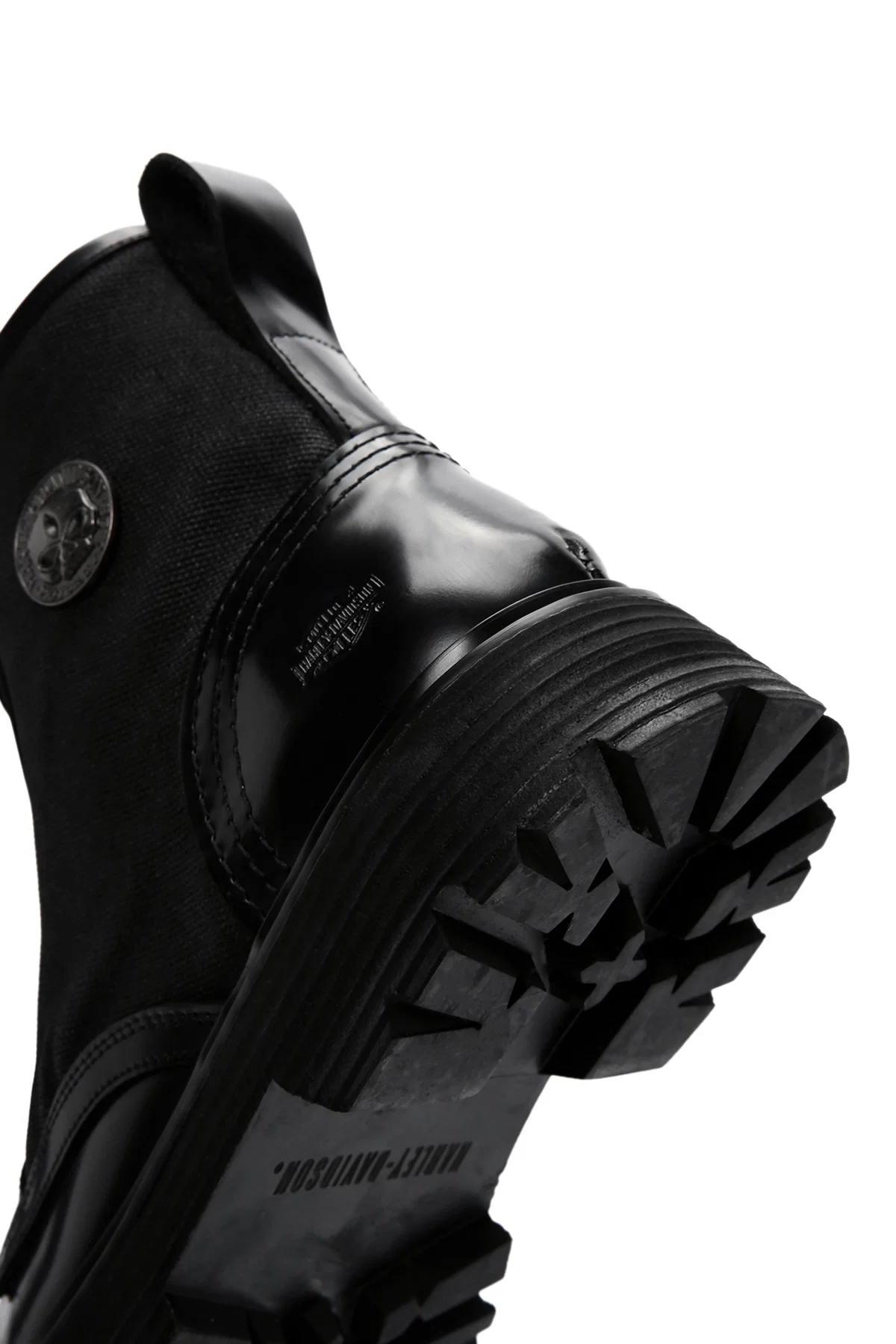 Harley Davidson Erkek Siyah Jesus Exc Bağcıklı Deri Postal Bot - Image 8