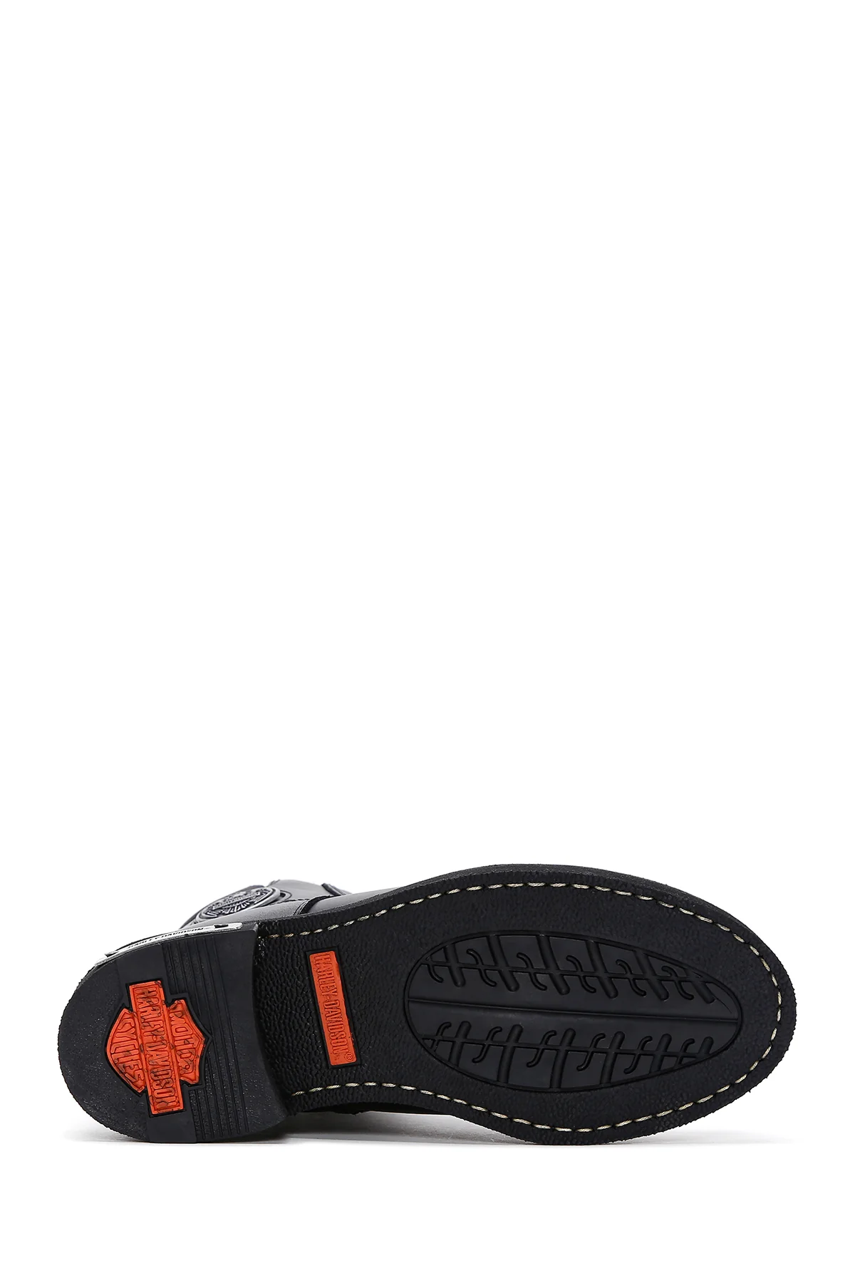 Harley Davidson Erkek Siyah Jim Deri Fermuarlı Bot - Image 5